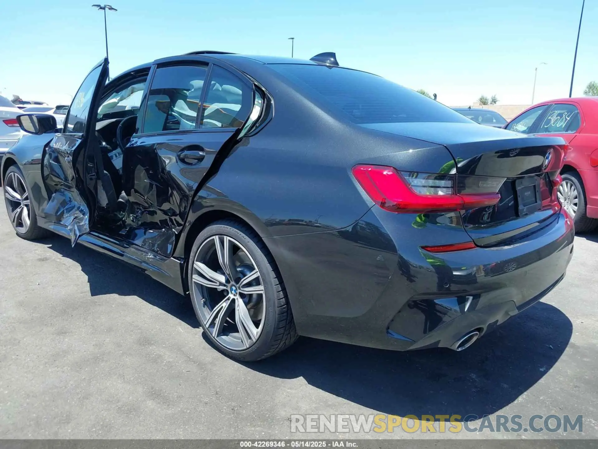 3 fotografías del automóvil dañado 3MW5R1J00L8B27239 BMW 330I 2020