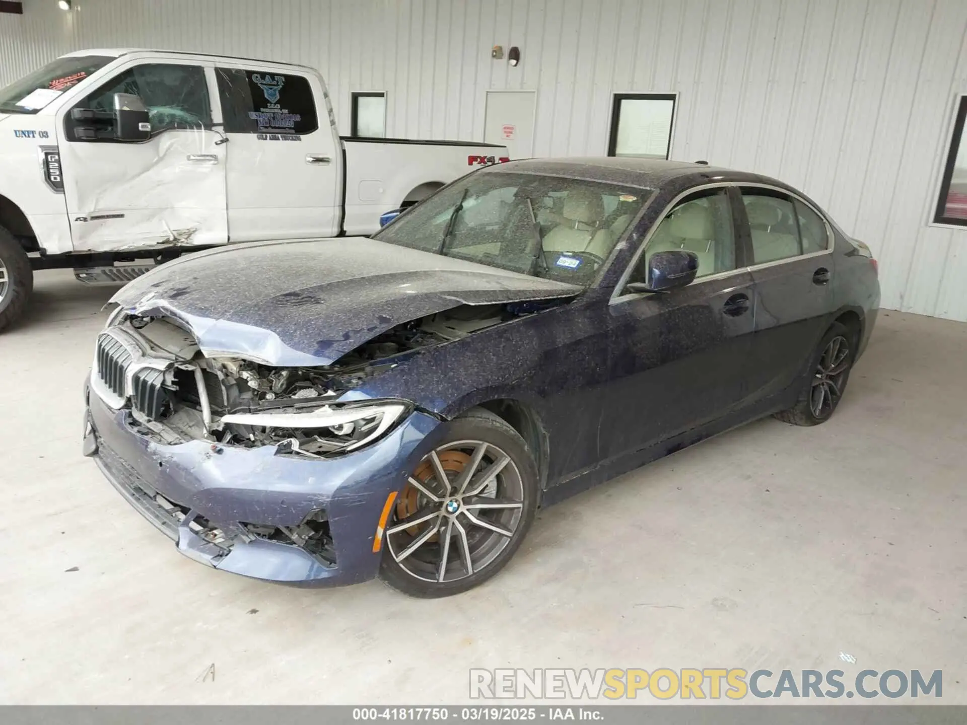 2 fotografías del automóvil dañado 3MW5R1J00L8B42355 BMW 330I 2020