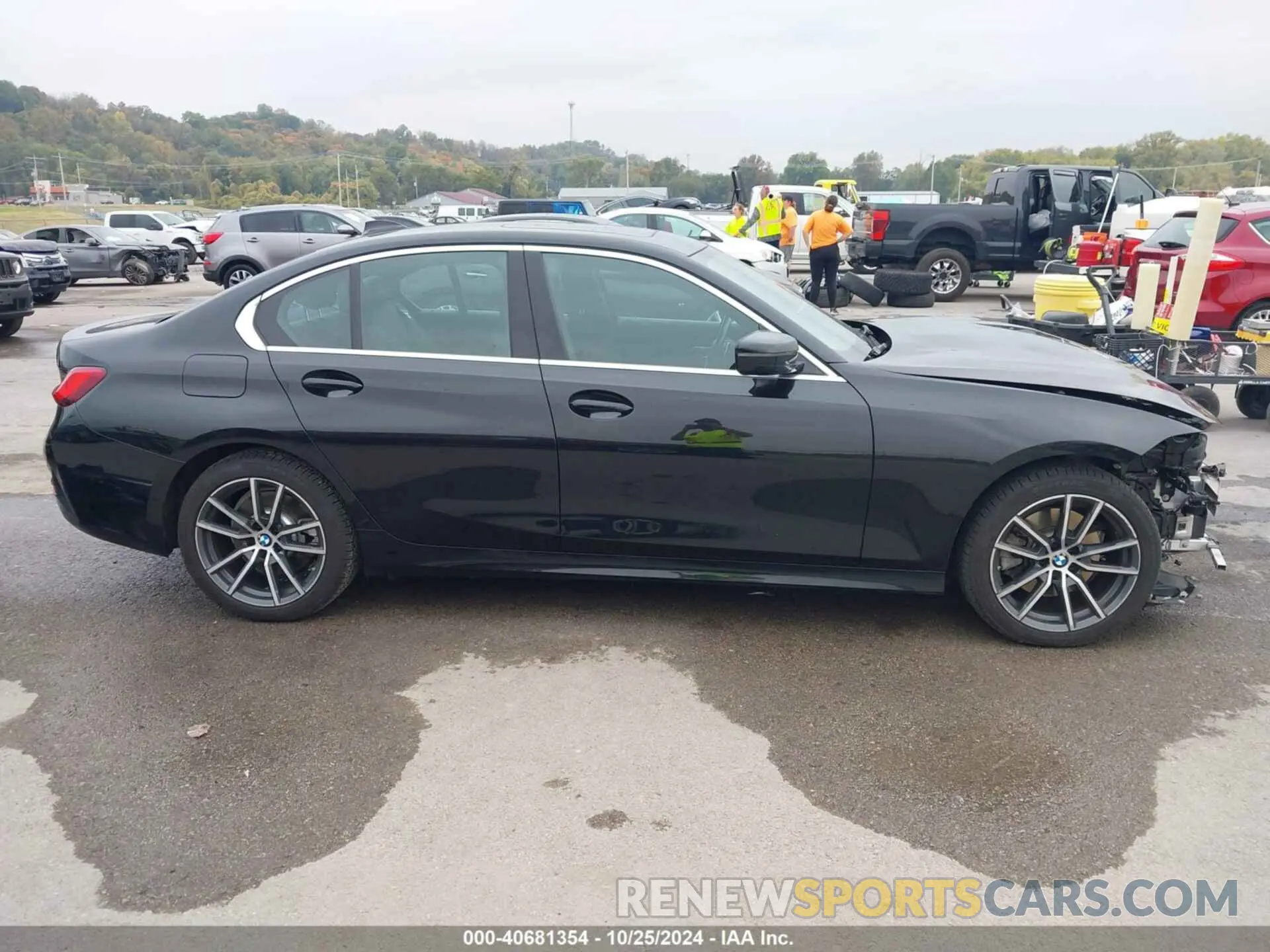 14 fotografías del automóvil dañado 3MW5R1J04L8B26496 BMW 330I 2020