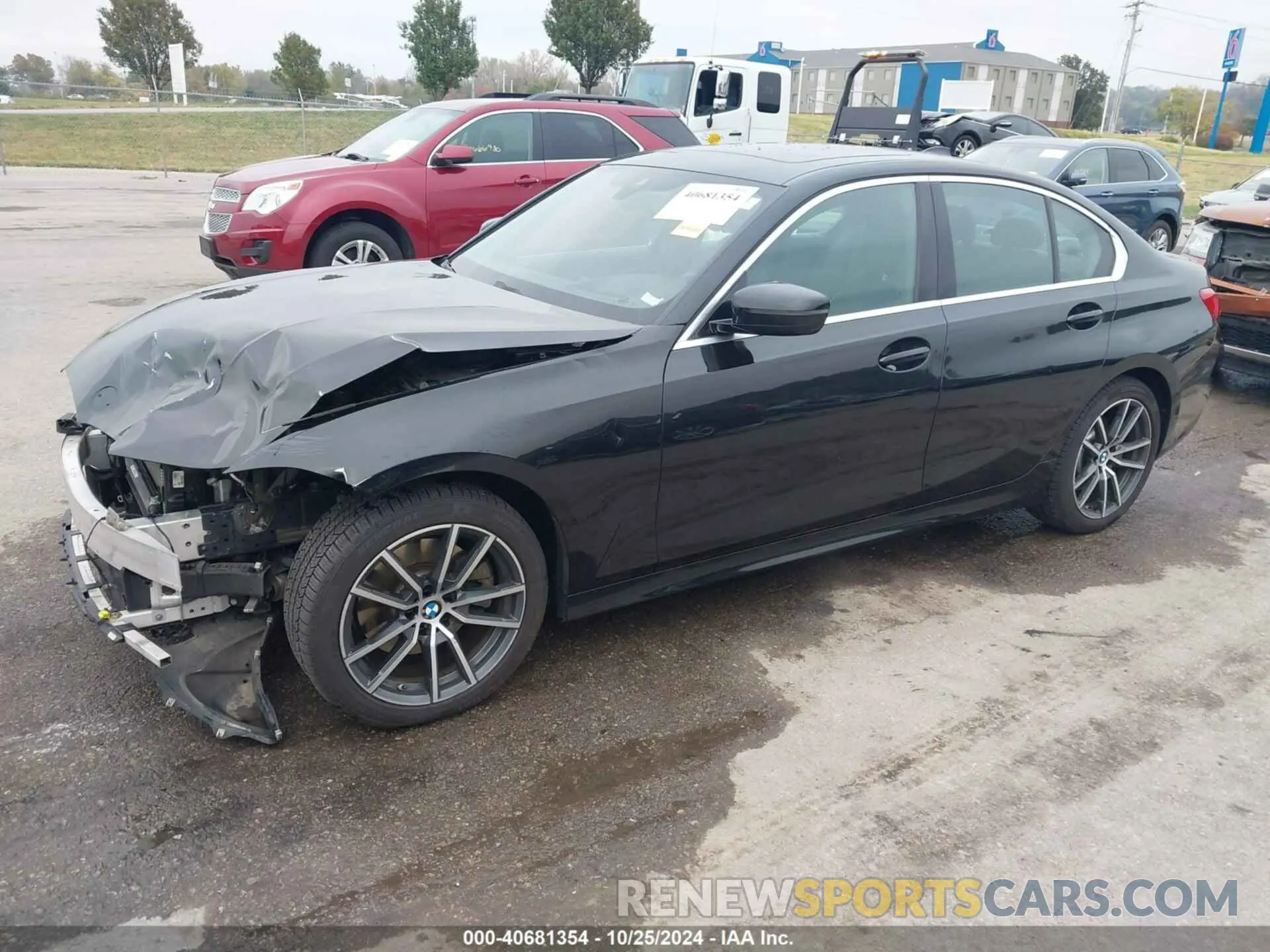 2 fotografías del automóvil dañado 3MW5R1J04L8B26496 BMW 330I 2020
