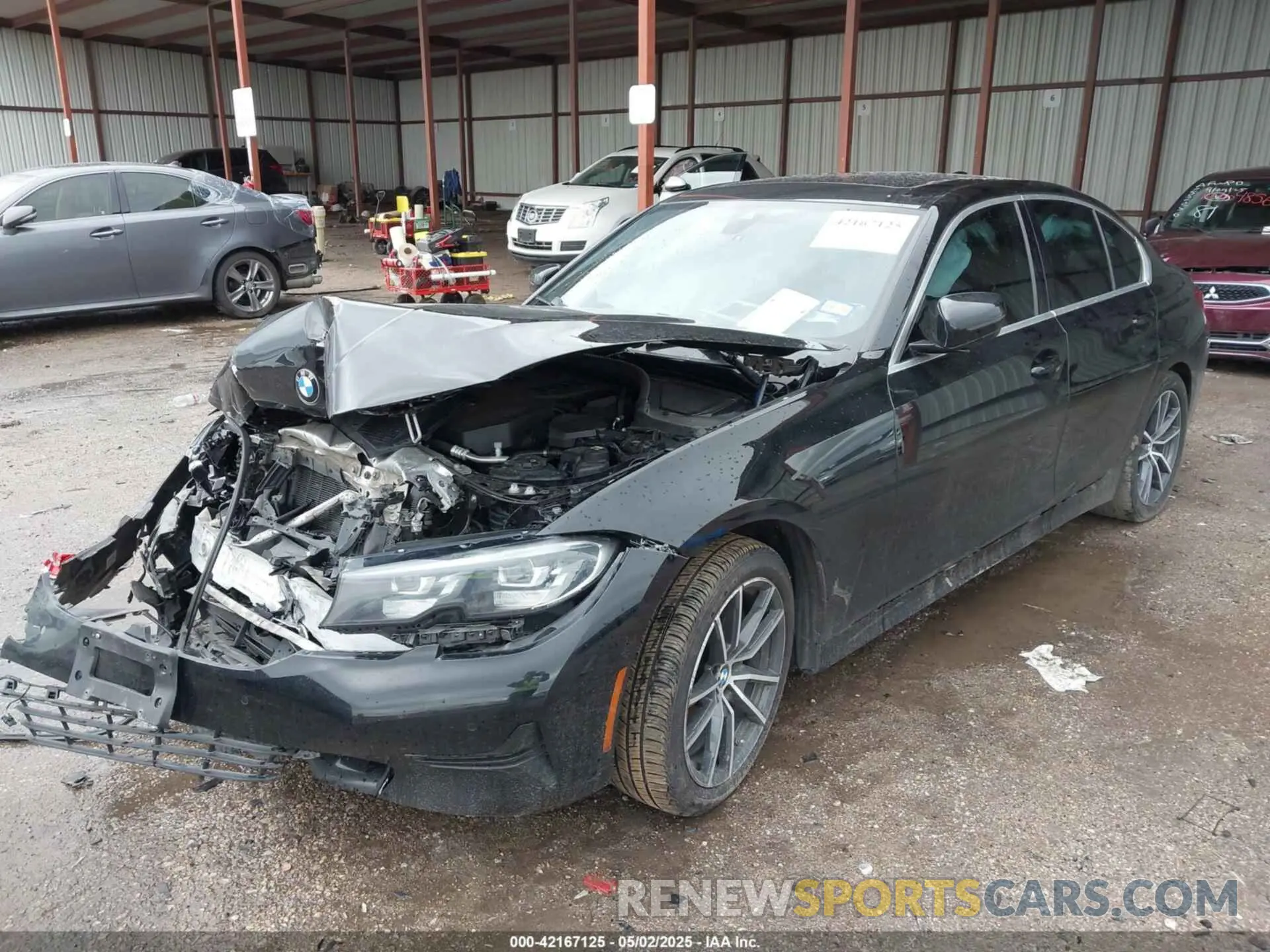 2 fotografías del automóvil dañado 3MW5R1J06L8B46331 BMW 330I 2020