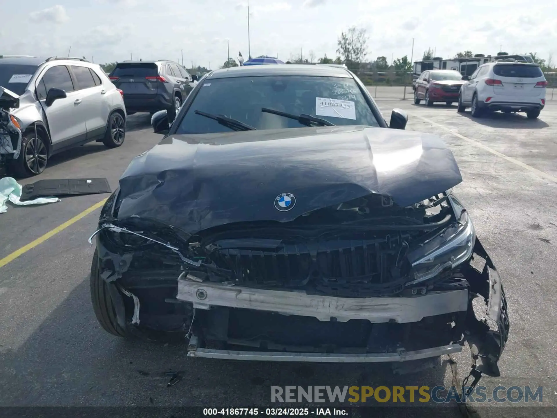6 fotografías del automóvil dañado 3MW5R1J07L8B22314 BMW 330I 2020
