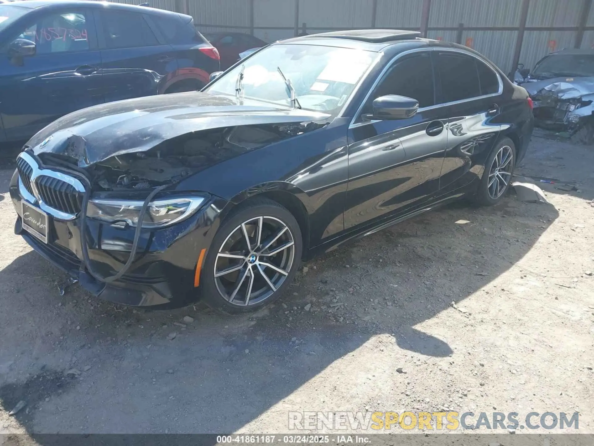 2 fotografías del automóvil dañado 3MW5R1J07L8B24127 BMW 330I 2020