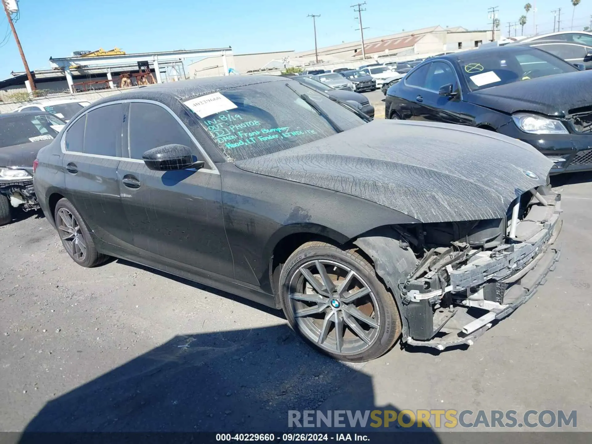 1 fotografías del automóvil dañado 3MW5R1J08L8B16313 BMW 330I 2020