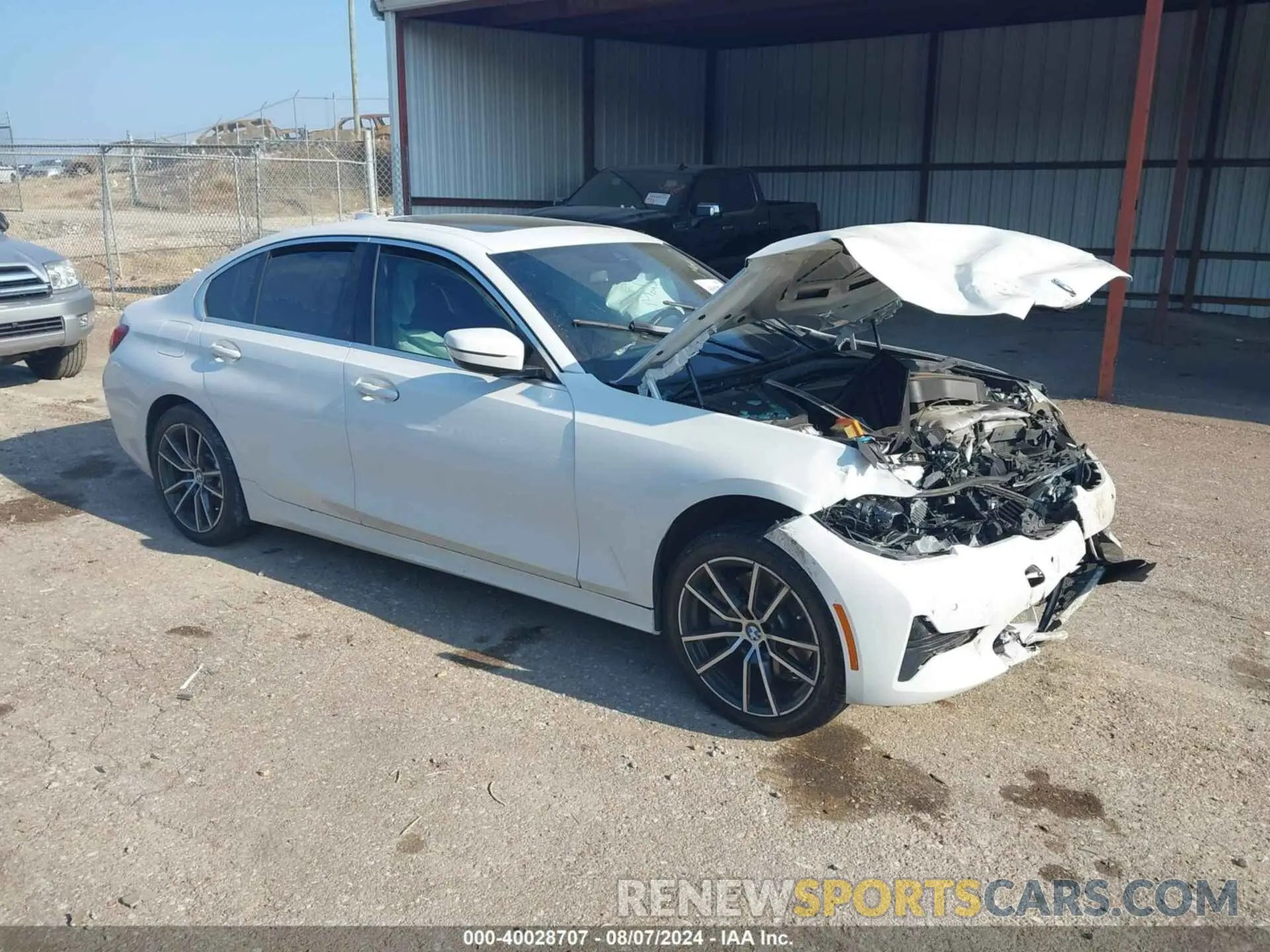 1 fotografías del automóvil dañado 3MW5R1J09L8B24520 BMW 330I 2020
