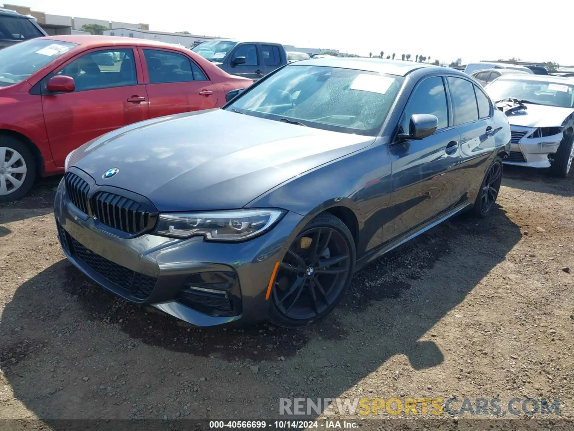 2 fotografías del automóvil dañado 3MW5R1J0XL8B15597 BMW 330I 2020