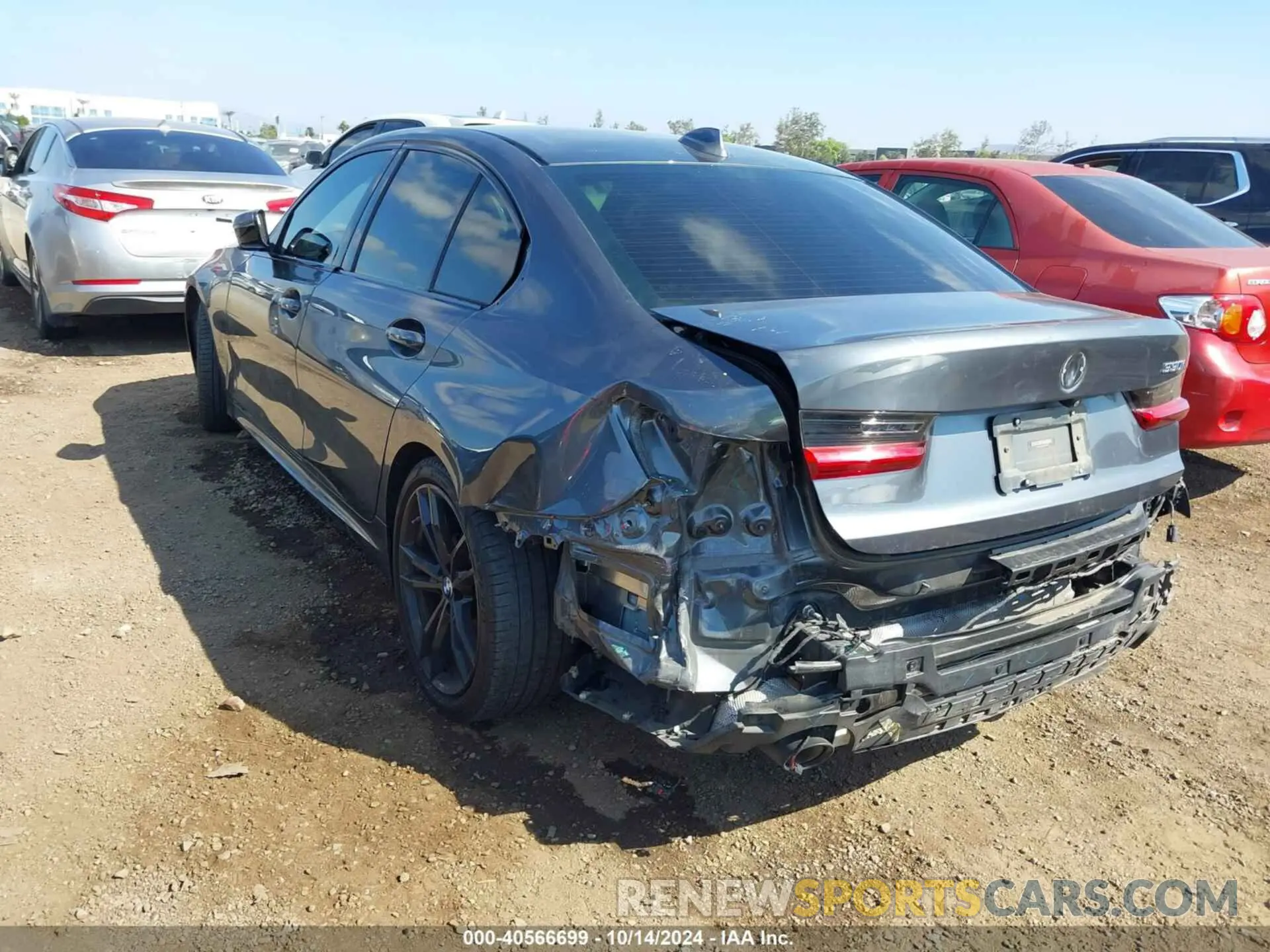 3 fotografías del automóvil dañado 3MW5R1J0XL8B15597 BMW 330I 2020