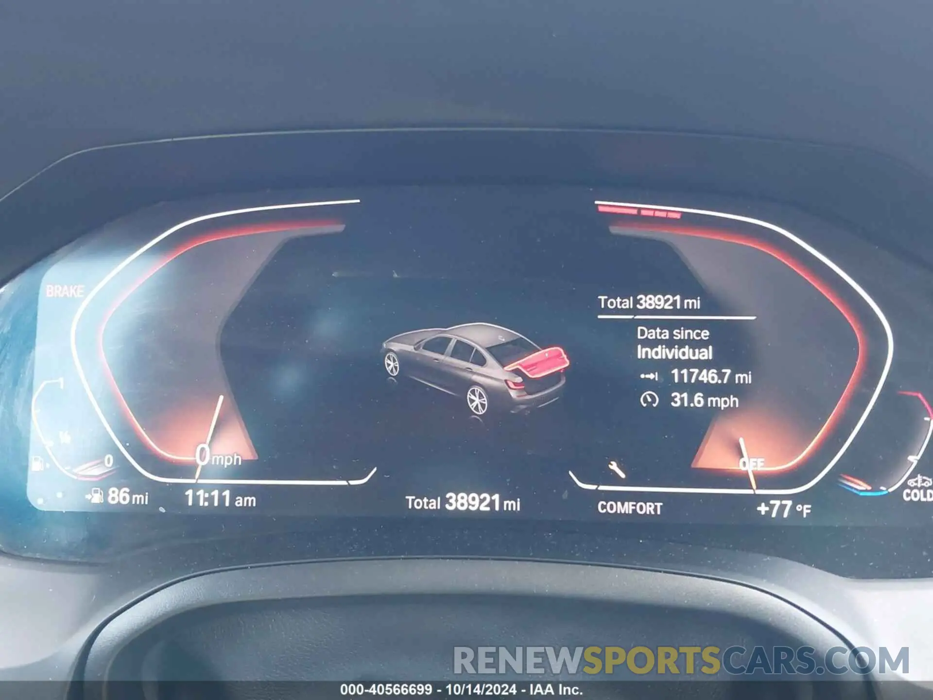 7 fotografías del automóvil dañado 3MW5R1J0XL8B15597 BMW 330I 2020