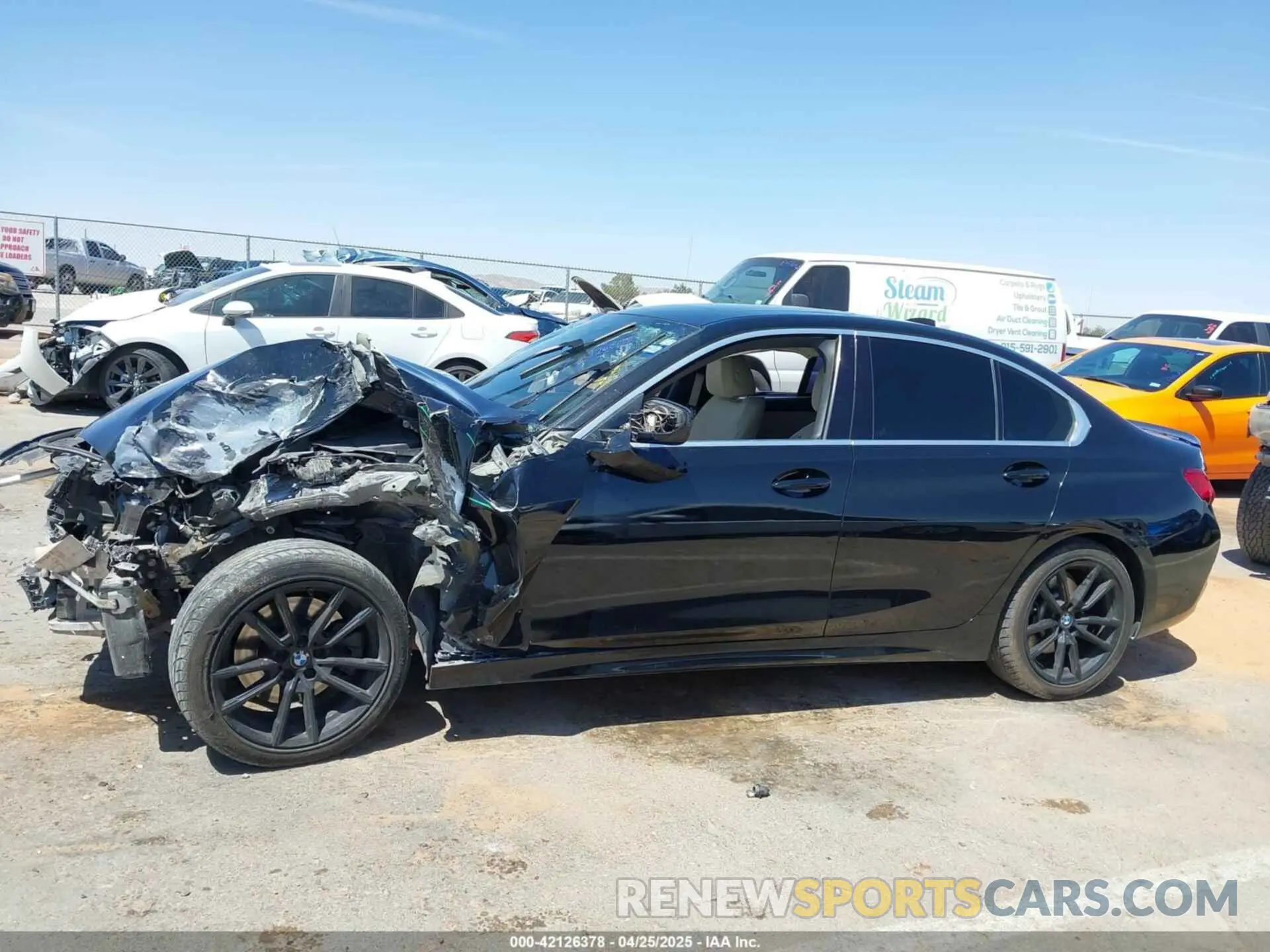 14 fotografías del automóvil dañado 3MW5R1J0XL8B20976 BMW 330I 2020