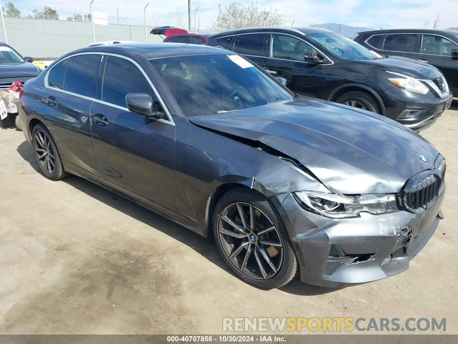 1 fotografías del automóvil dañado 3MW5R1J0XL8B23022 BMW 330I 2020