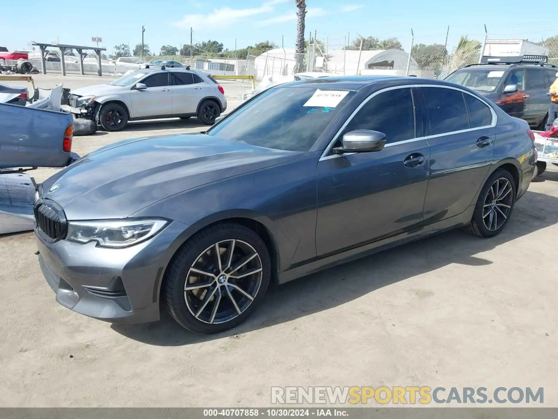 2 fotografías del automóvil dañado 3MW5R1J0XL8B23022 BMW 330I 2020