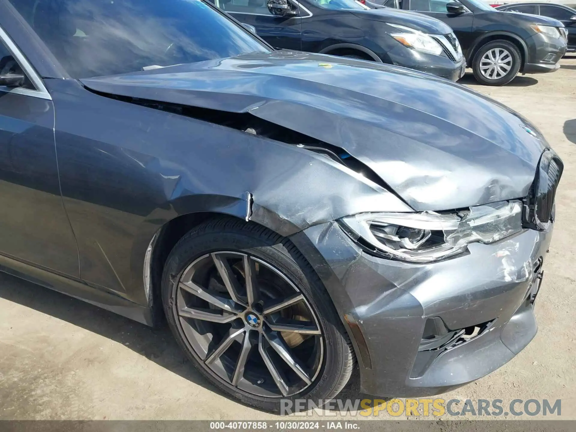 6 fotografías del automóvil dañado 3MW5R1J0XL8B23022 BMW 330I 2020