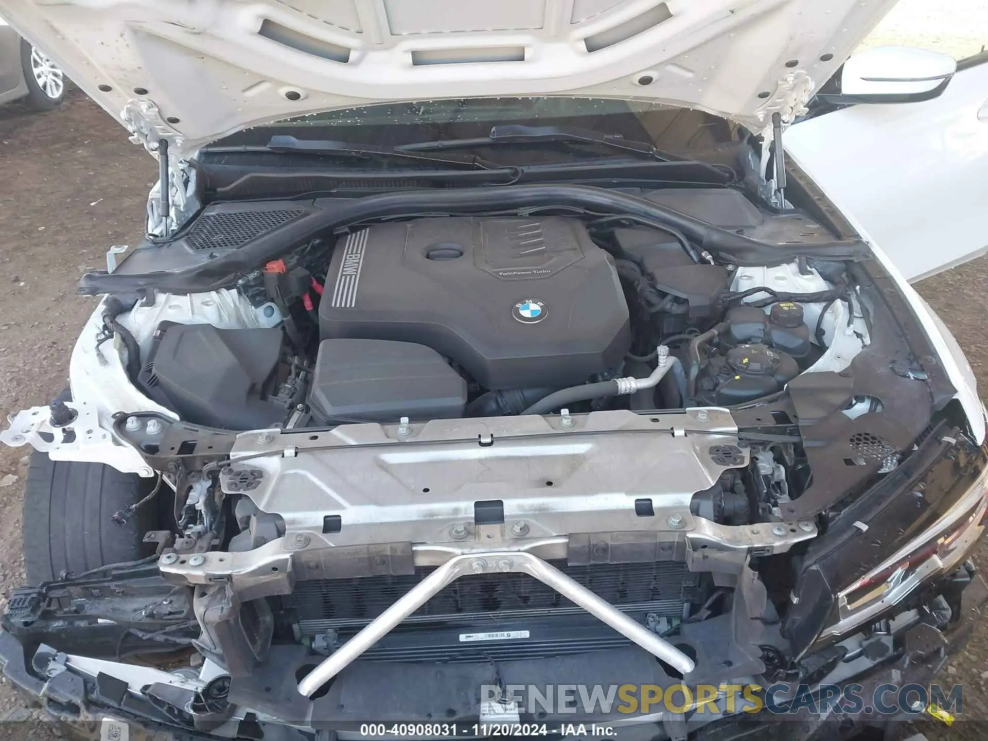 10 fotografías del automóvil dañado 3MW5R7J00L8B17734 BMW 330I 2020