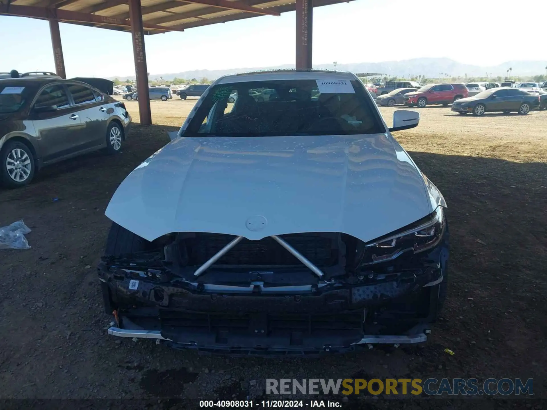 12 fotografías del automóvil dañado 3MW5R7J00L8B17734 BMW 330I 2020