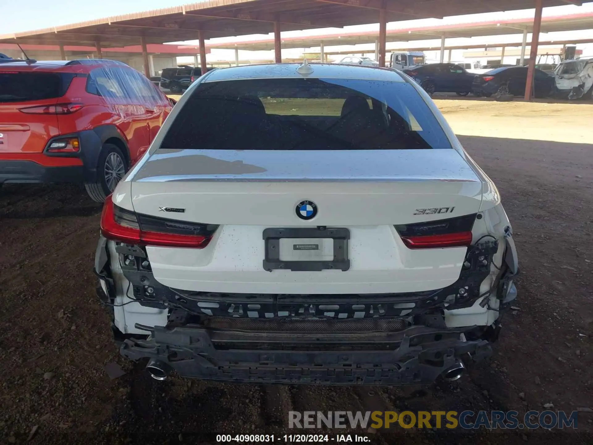 16 fotografías del automóvil dañado 3MW5R7J00L8B17734 BMW 330I 2020