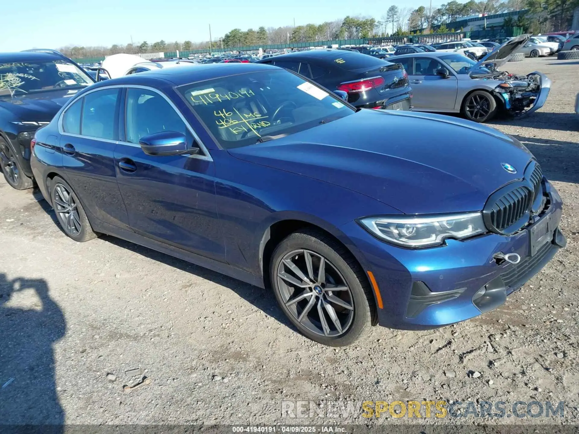 1 fotografías del automóvil dañado 3MW5R7J00L8B32413 BMW 330I 2020