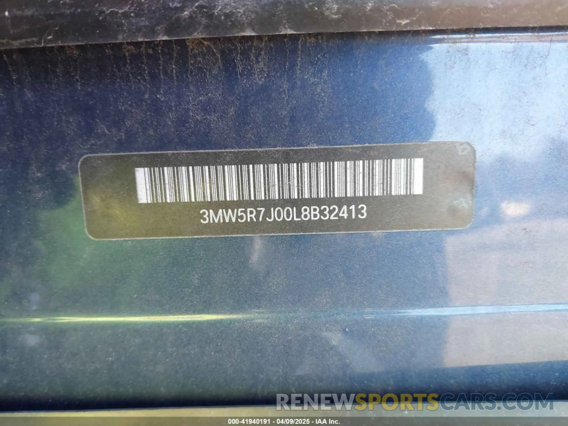 18 fotografías del automóvil dañado 3MW5R7J00L8B32413 BMW 330I 2020