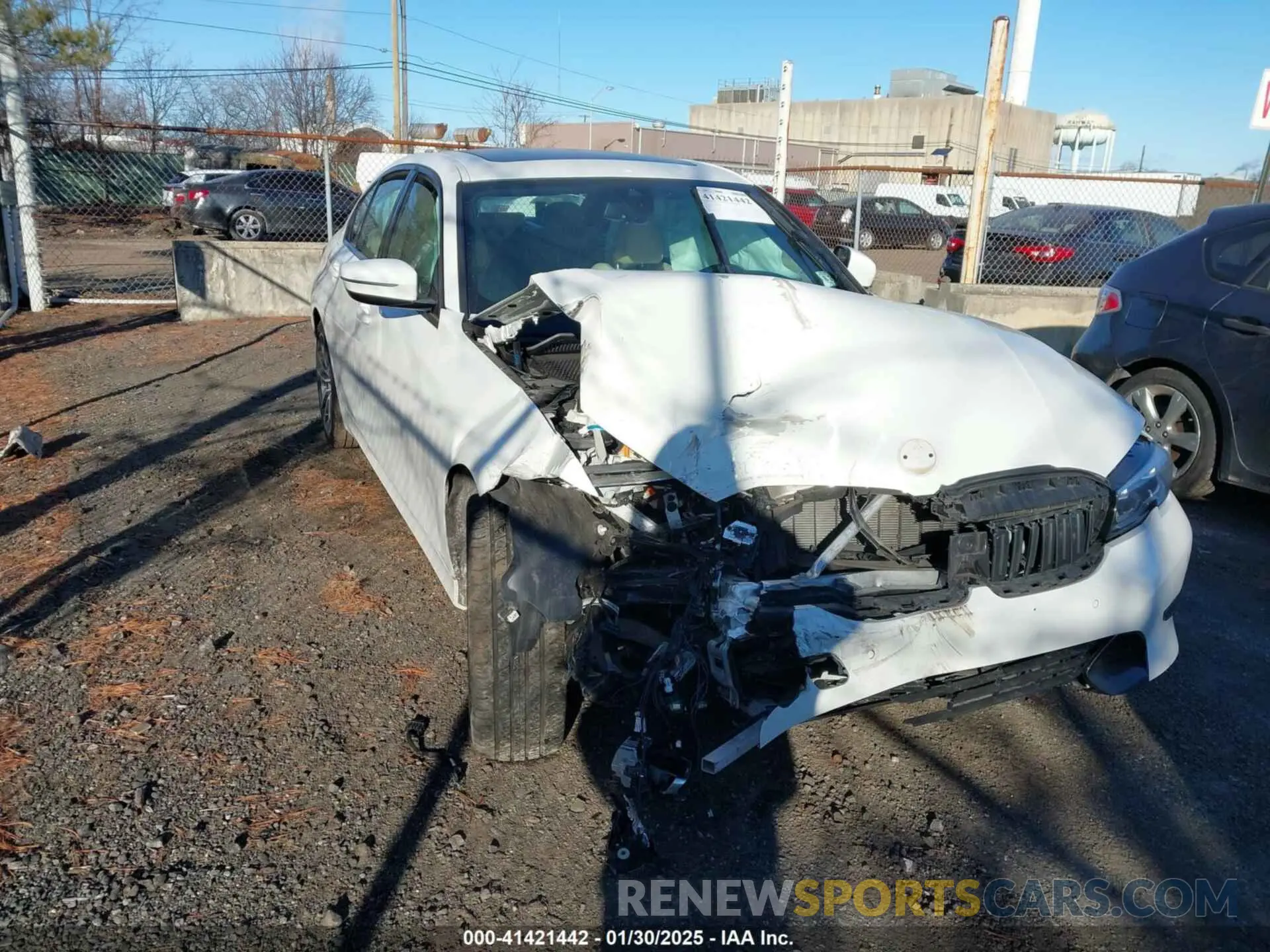 1 fotografías del automóvil dañado 3MW5R7J00L8B34288 BMW 330I 2020
