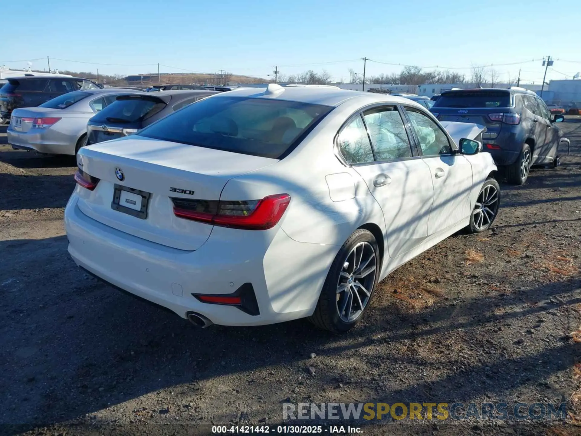 4 fotografías del automóvil dañado 3MW5R7J00L8B34288 BMW 330I 2020