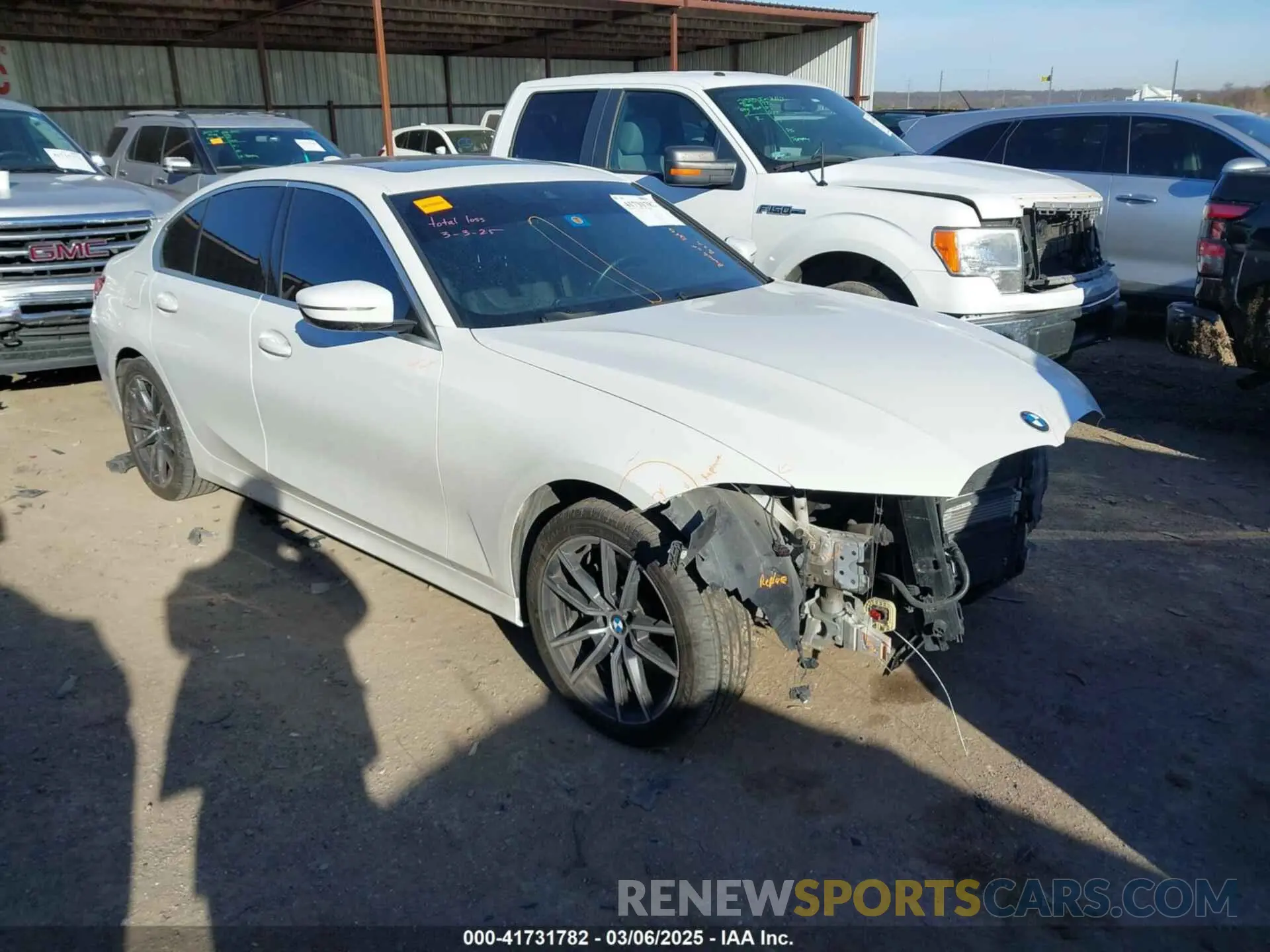 1 fotografías del automóvil dañado 3MW5R7J01L8B06063 BMW 330I 2020