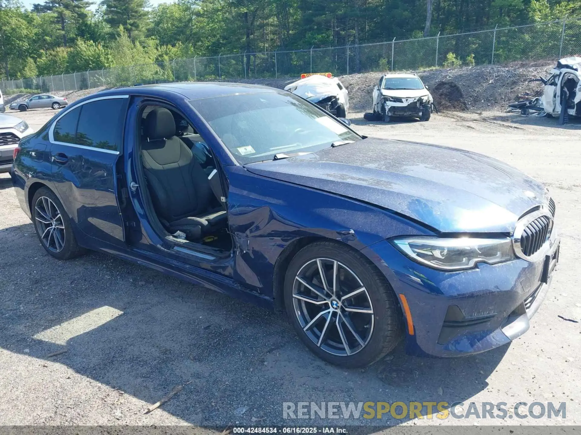 1 fotografías del automóvil dañado 3MW5R7J01L8B09898 BMW 330I 2020