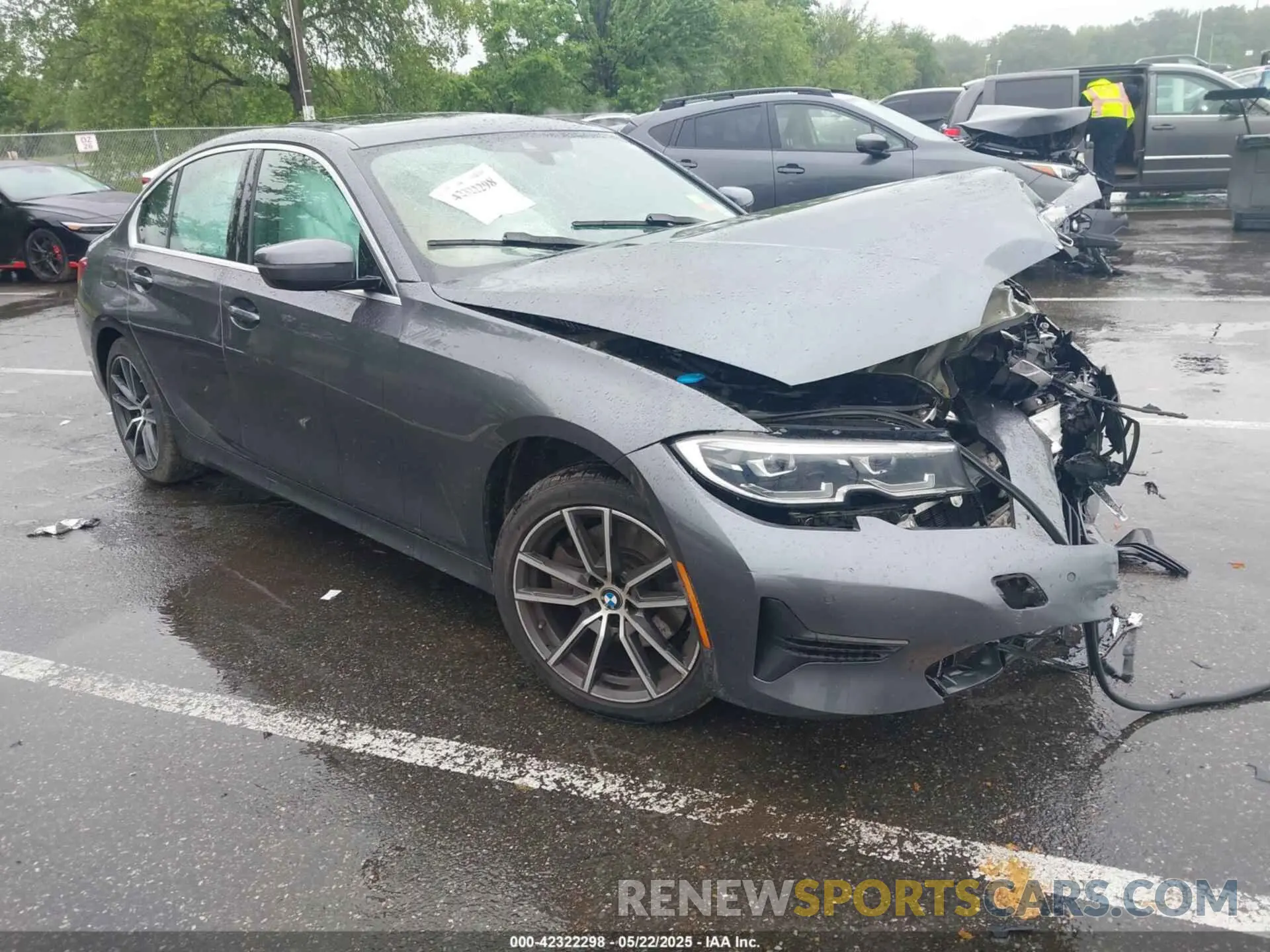 1 fotografías del automóvil dañado 3MW5R7J02L8B11434 BMW 330I 2020
