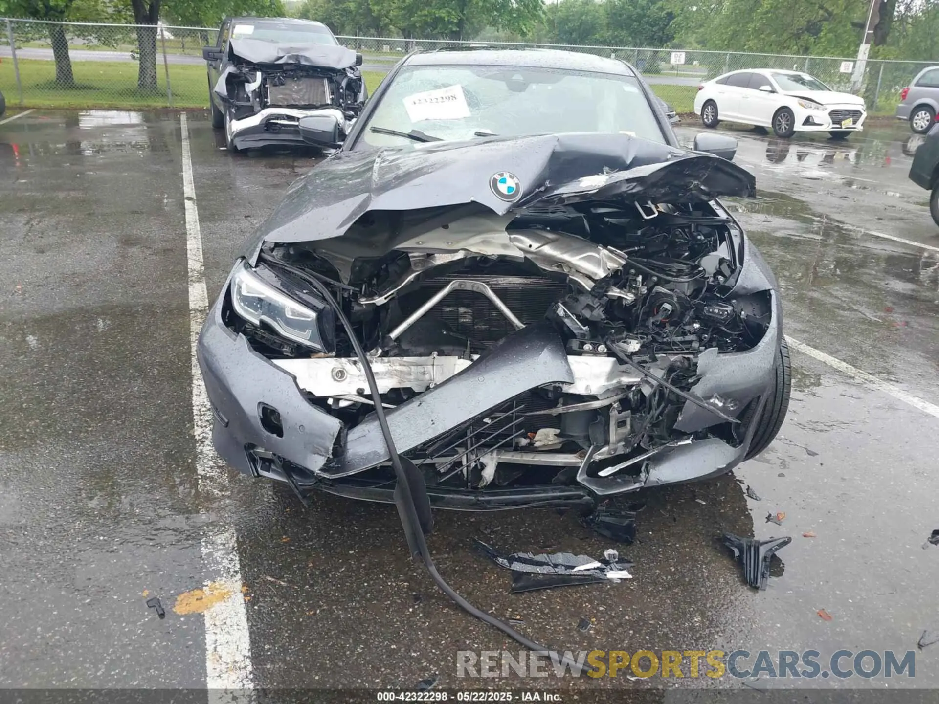 6 fotografías del automóvil dañado 3MW5R7J02L8B11434 BMW 330I 2020
