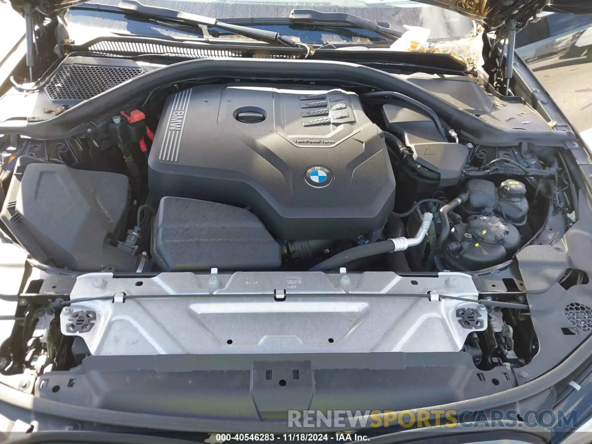 10 fotografías del automóvil dañado 3MW5R7J02L8B22935 BMW 330I 2020