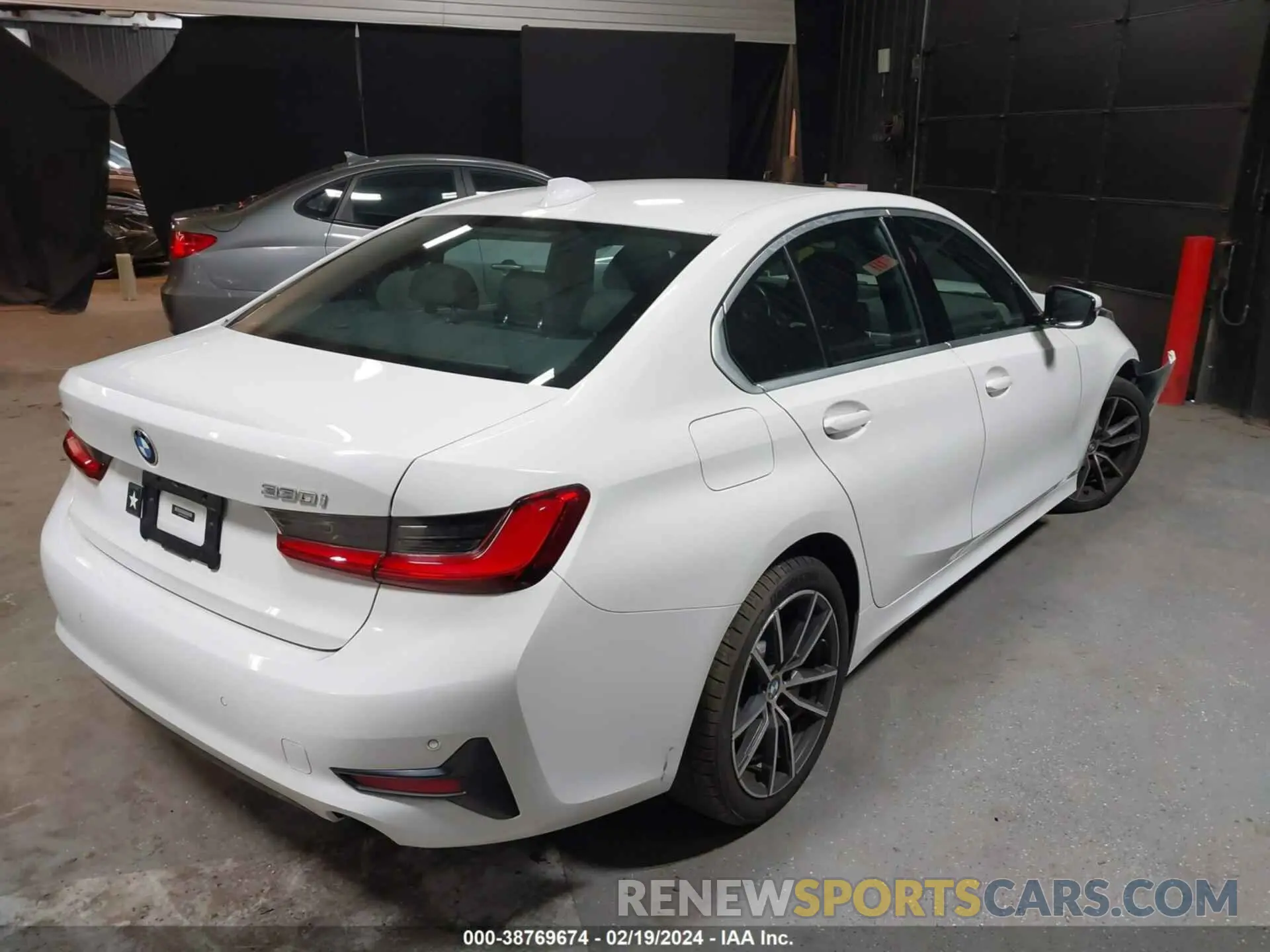 4 fotografías del automóvil dañado 3MW5R7J03L8B44703 BMW 330I 2020