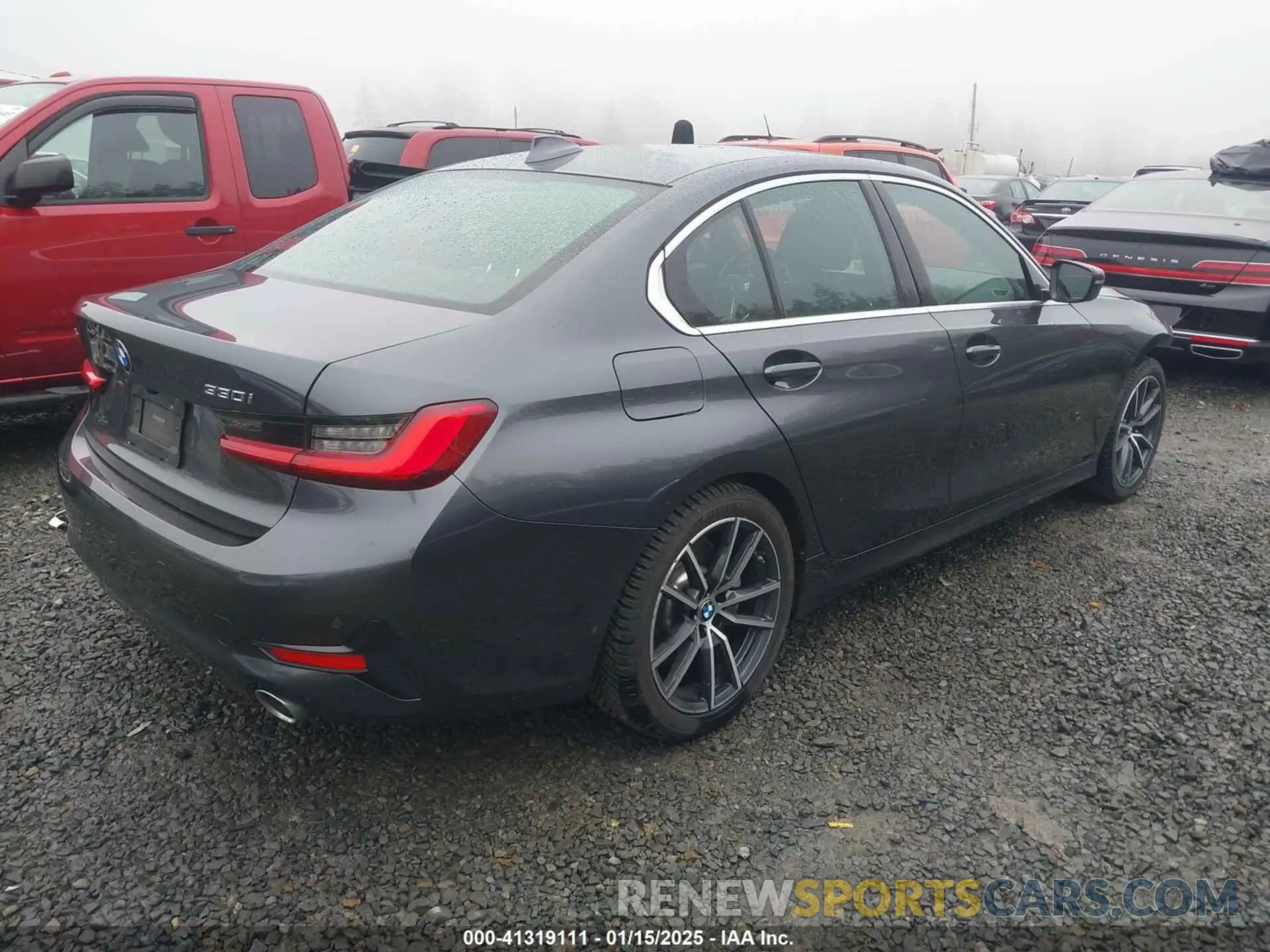 4 fotografías del automóvil dañado 3MW5R7J06L8B07905 BMW 330I 2020