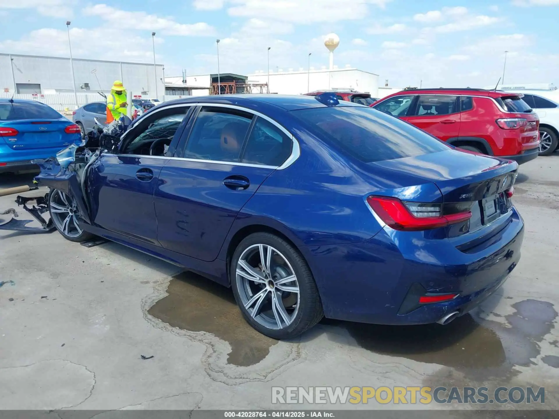 3 fotografías del automóvil dañado 3MW5R7J06L8B27586 BMW 330I 2020
