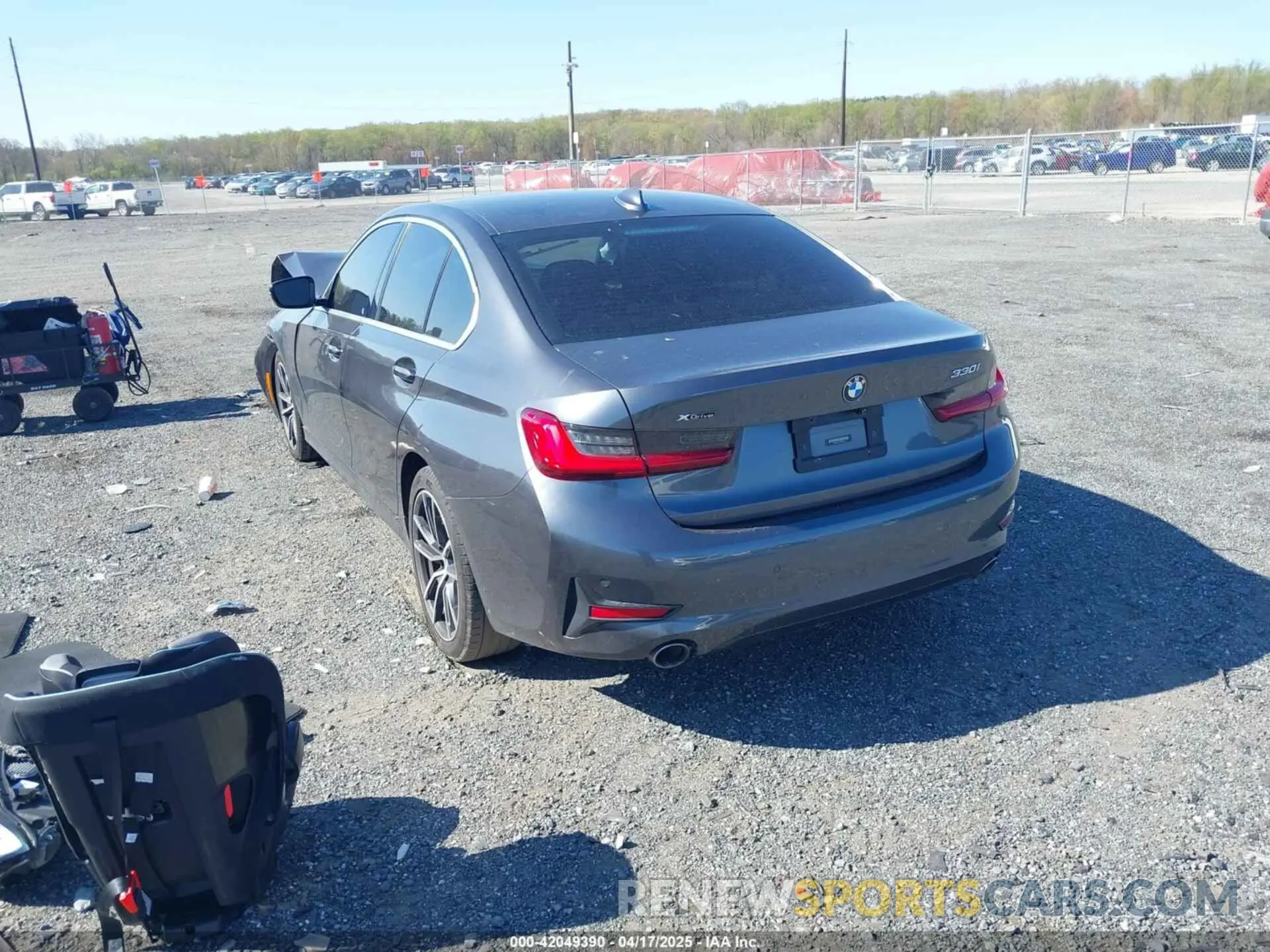 3 fotografías del automóvil dañado 3MW5R7J07L8B16676 BMW 330I 2020
