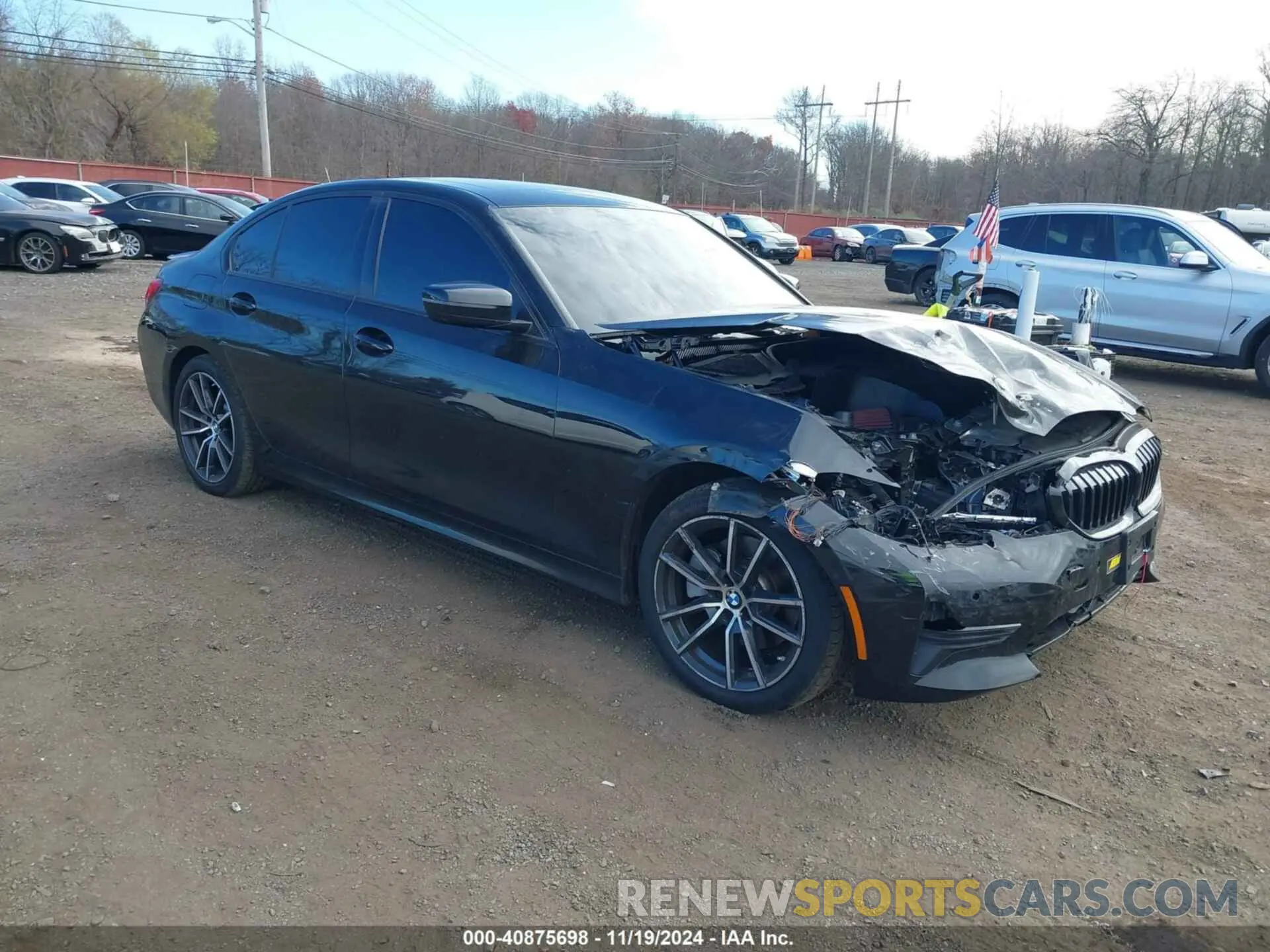 1 fotografías del automóvil dañado 3MW5R7J07L8B46132 BMW 330I 2020