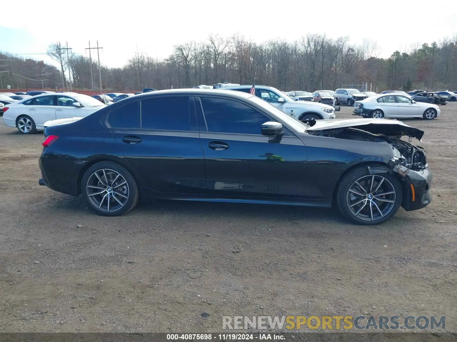 13 fotografías del automóvil dañado 3MW5R7J07L8B46132 BMW 330I 2020