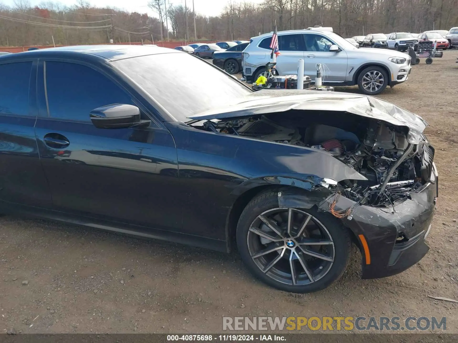17 fotografías del automóvil dañado 3MW5R7J07L8B46132 BMW 330I 2020