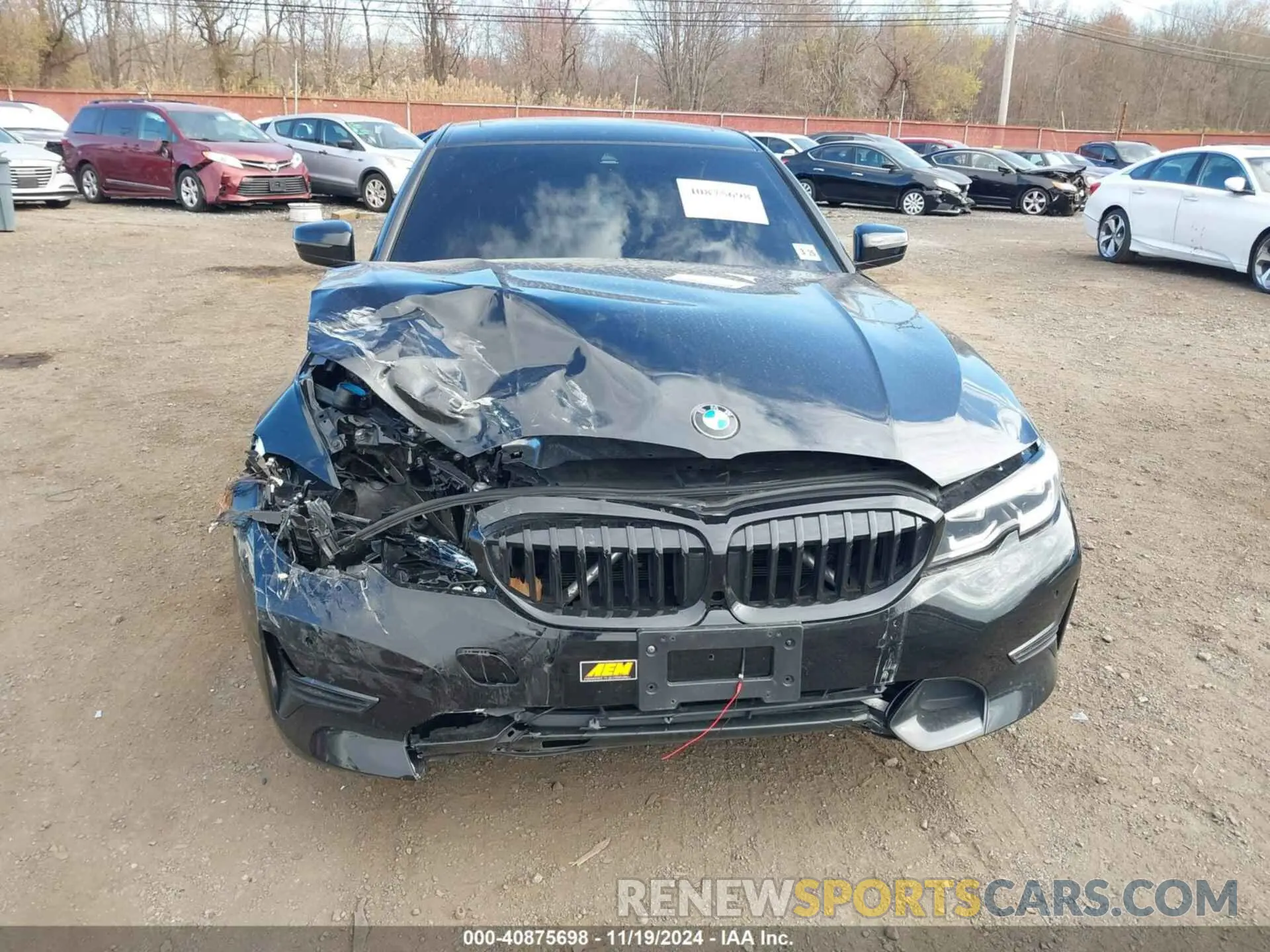18 fotografías del automóvil dañado 3MW5R7J07L8B46132 BMW 330I 2020