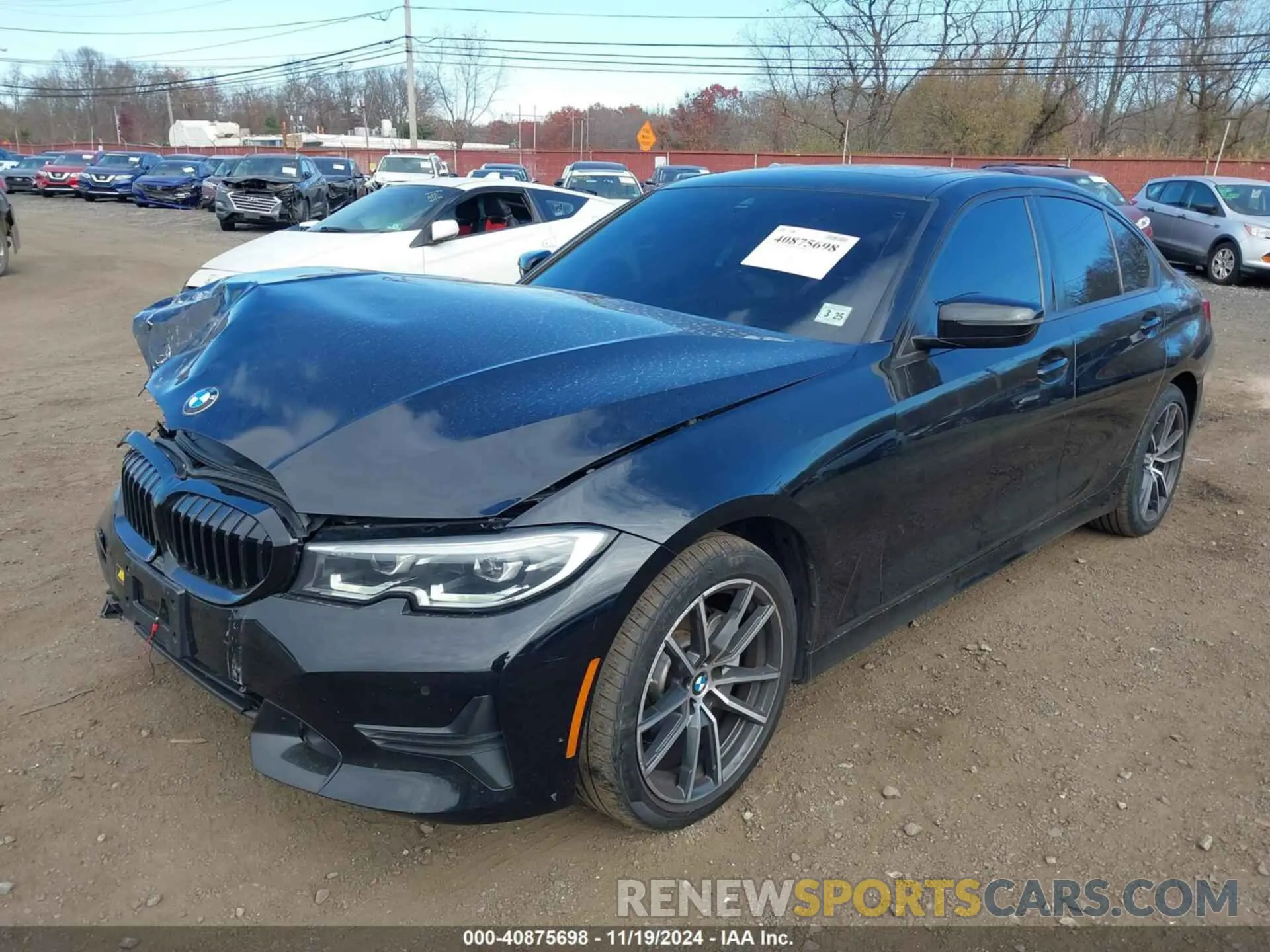 19 fotografías del automóvil dañado 3MW5R7J07L8B46132 BMW 330I 2020