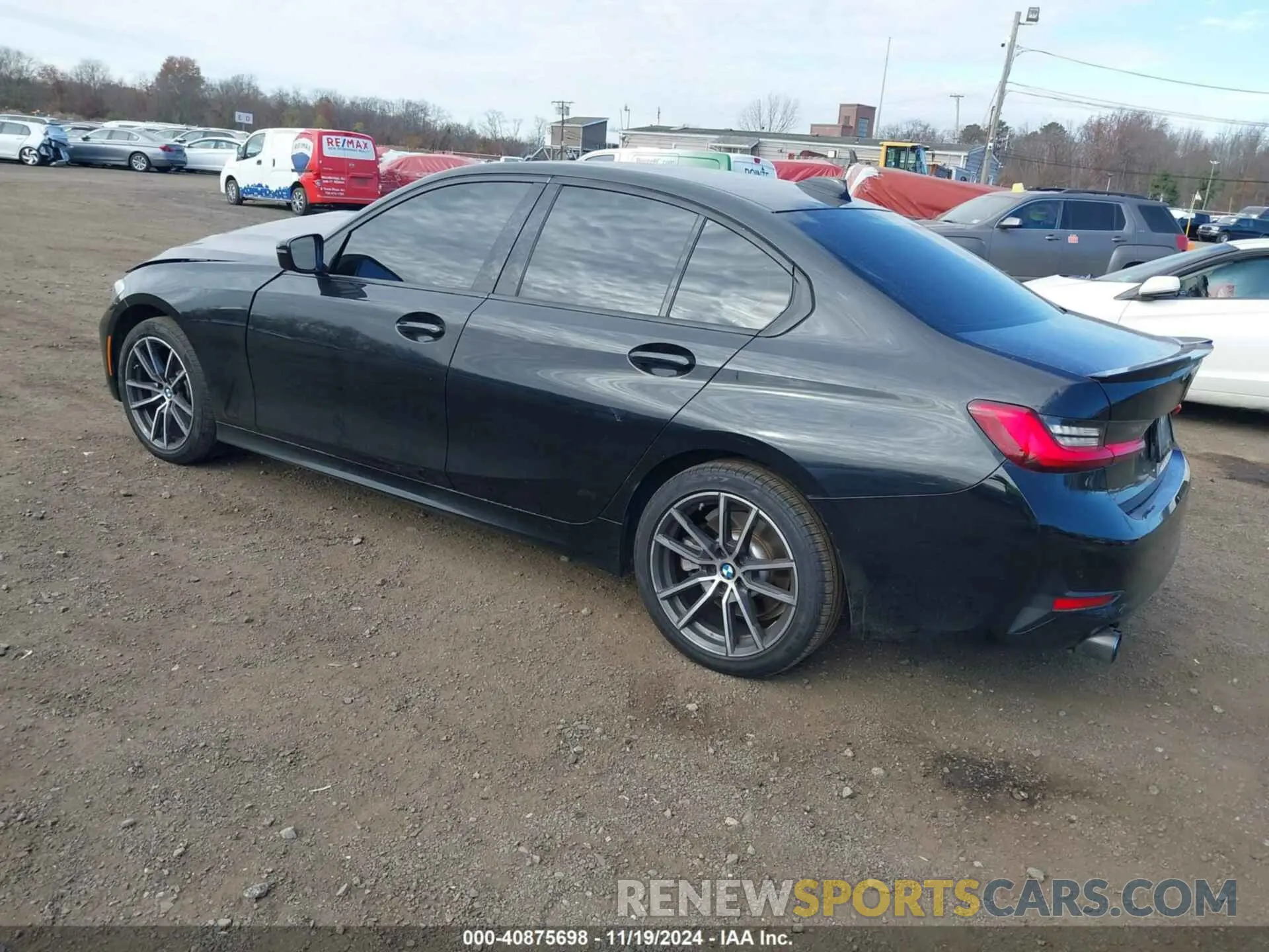 3 fotografías del automóvil dañado 3MW5R7J07L8B46132 BMW 330I 2020