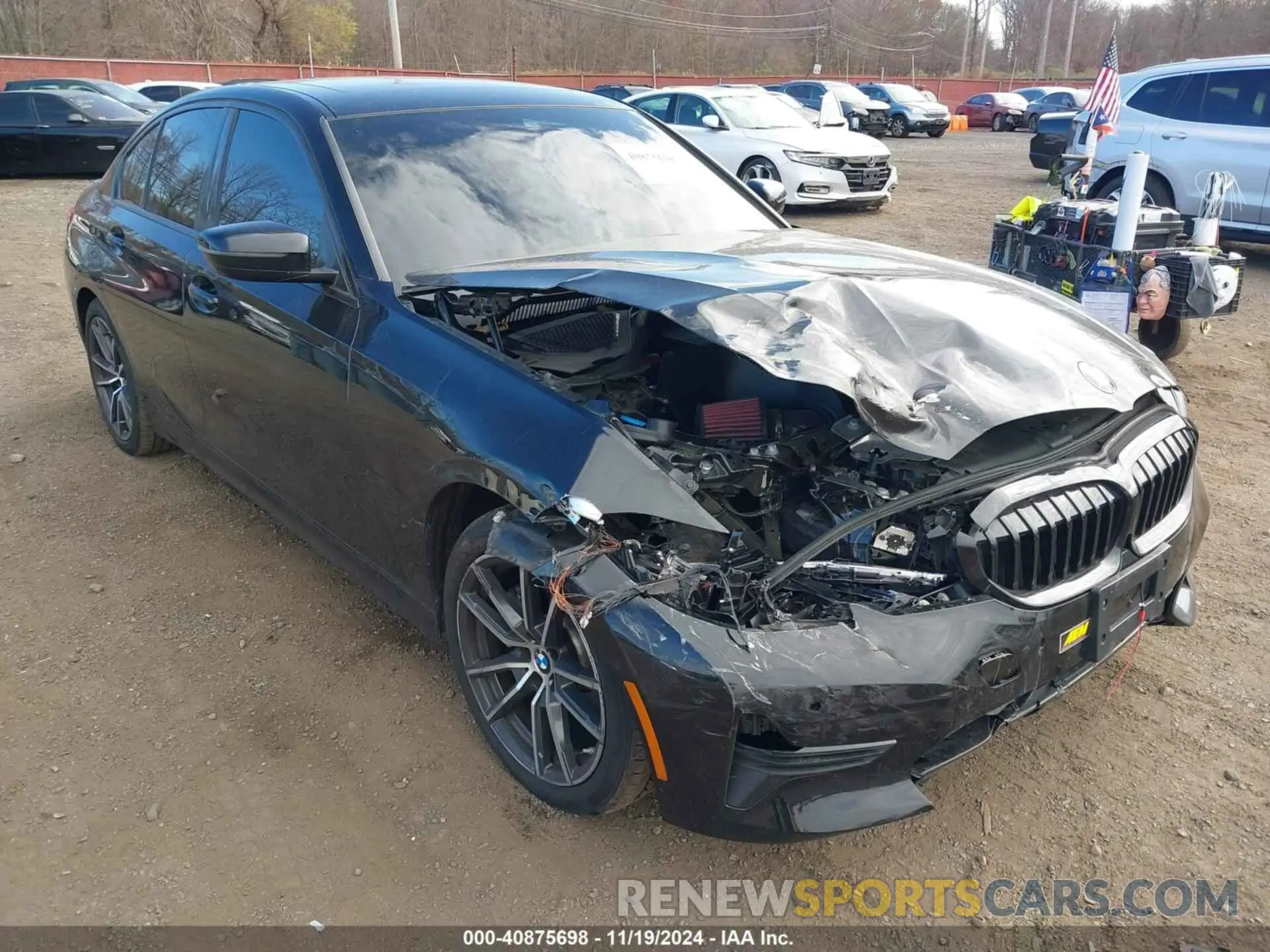 6 fotografías del automóvil dañado 3MW5R7J07L8B46132 BMW 330I 2020