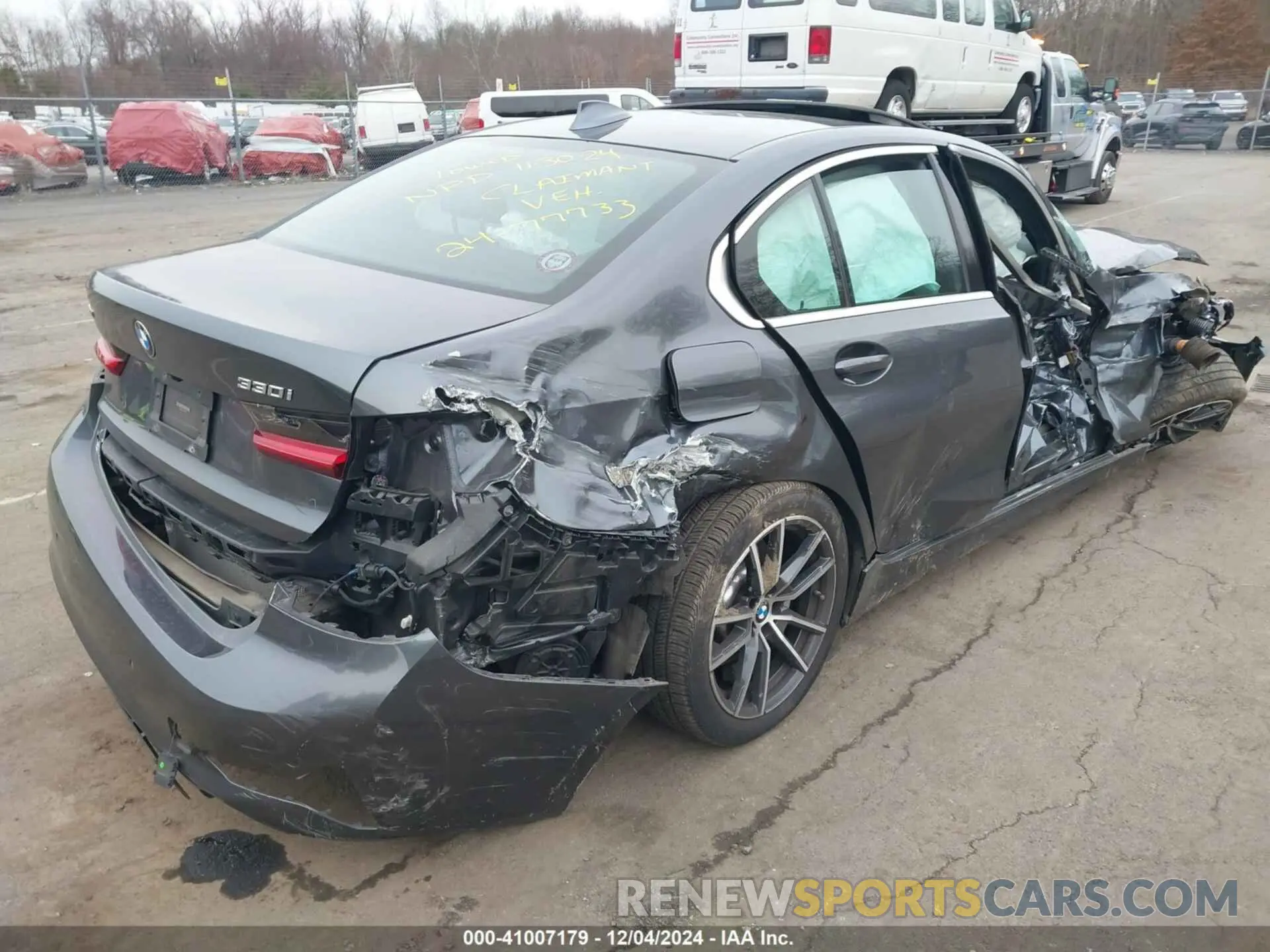 4 fotografías del automóvil dañado 3MW5R7J08L8B45524 BMW 330I 2020