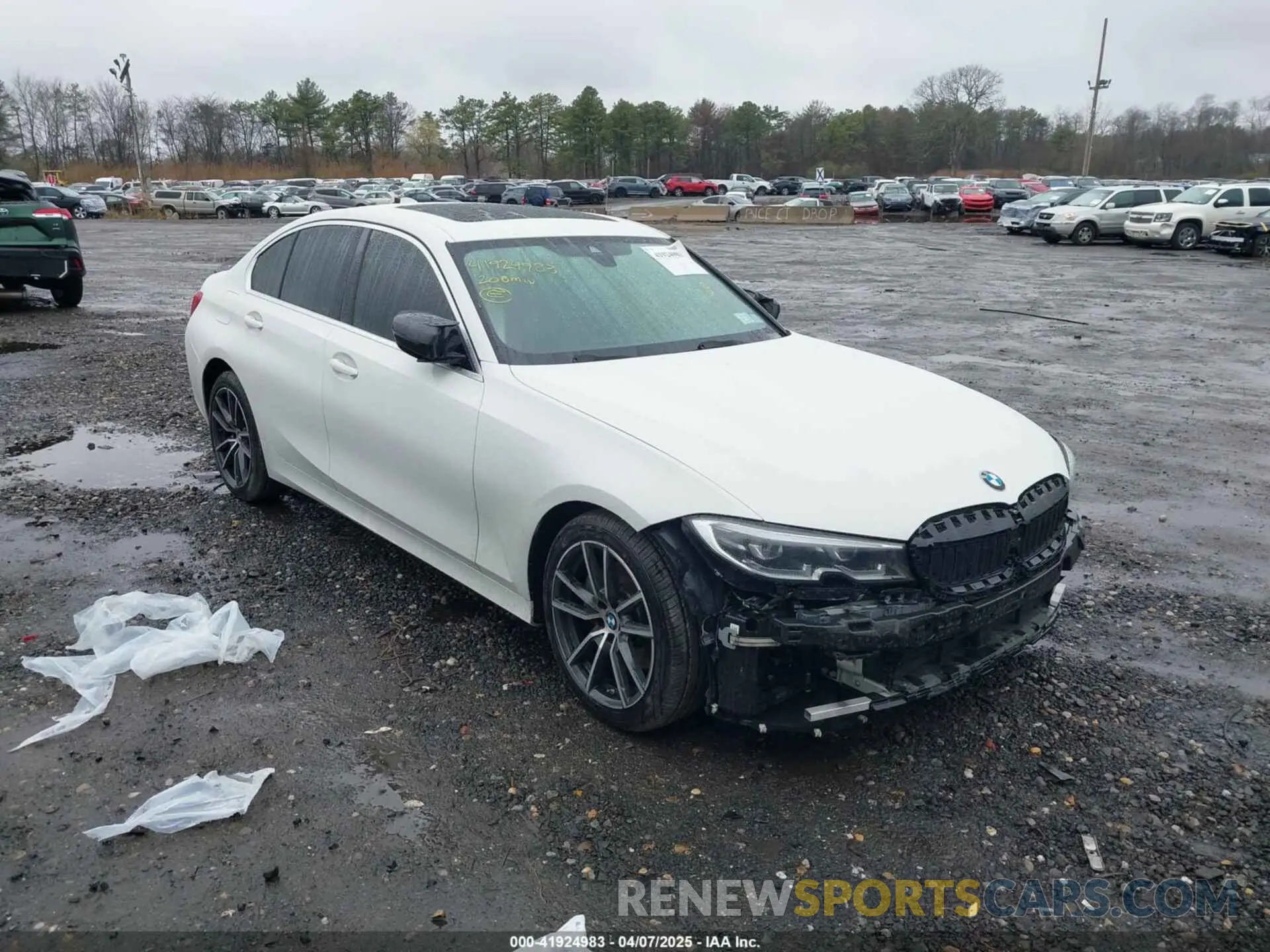 1 fotografías del automóvil dañado 3MW5R7J09L8B43636 BMW 330I 2020