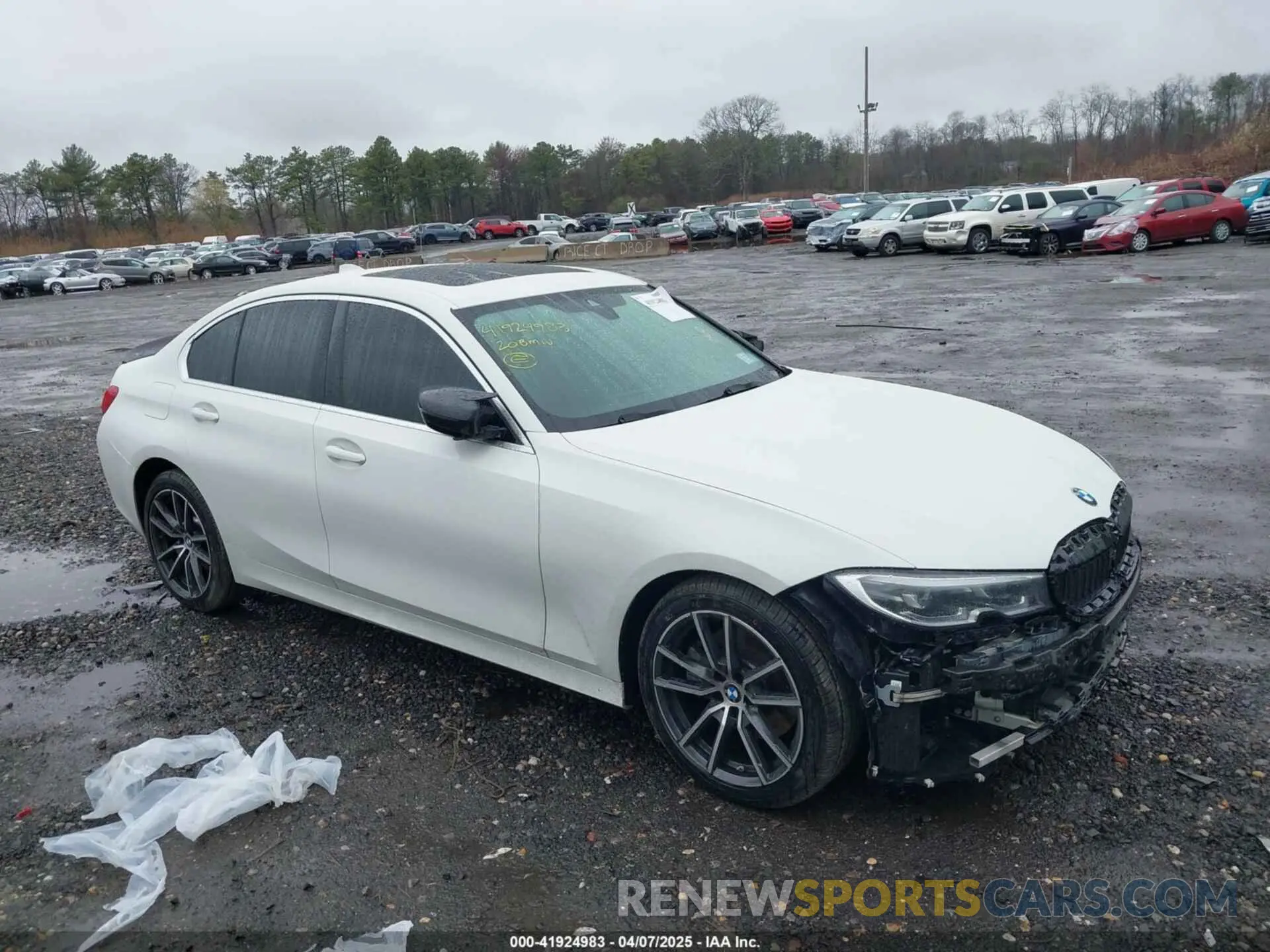 13 fotografías del automóvil dañado 3MW5R7J09L8B43636 BMW 330I 2020