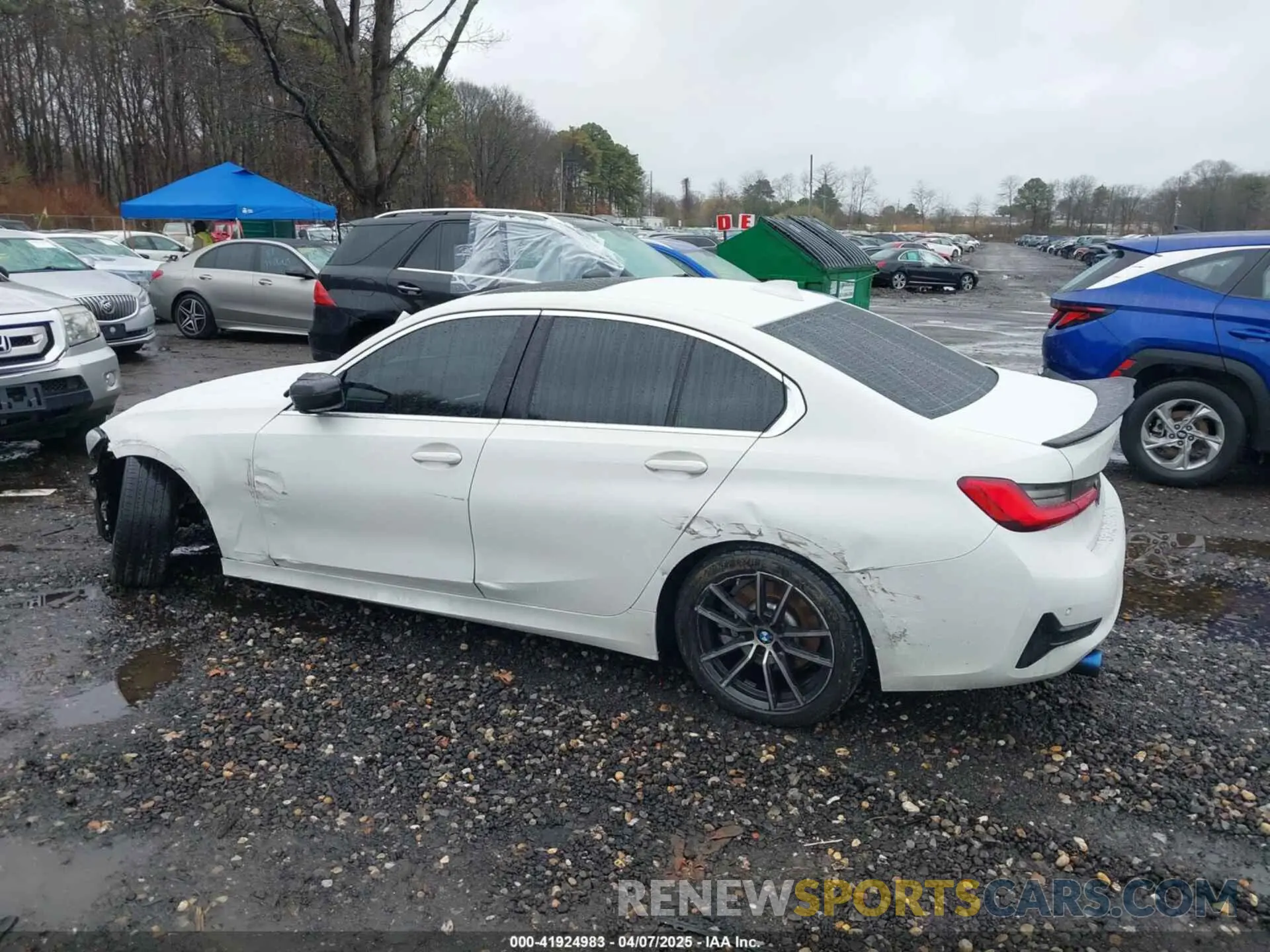14 fotografías del automóvil dañado 3MW5R7J09L8B43636 BMW 330I 2020