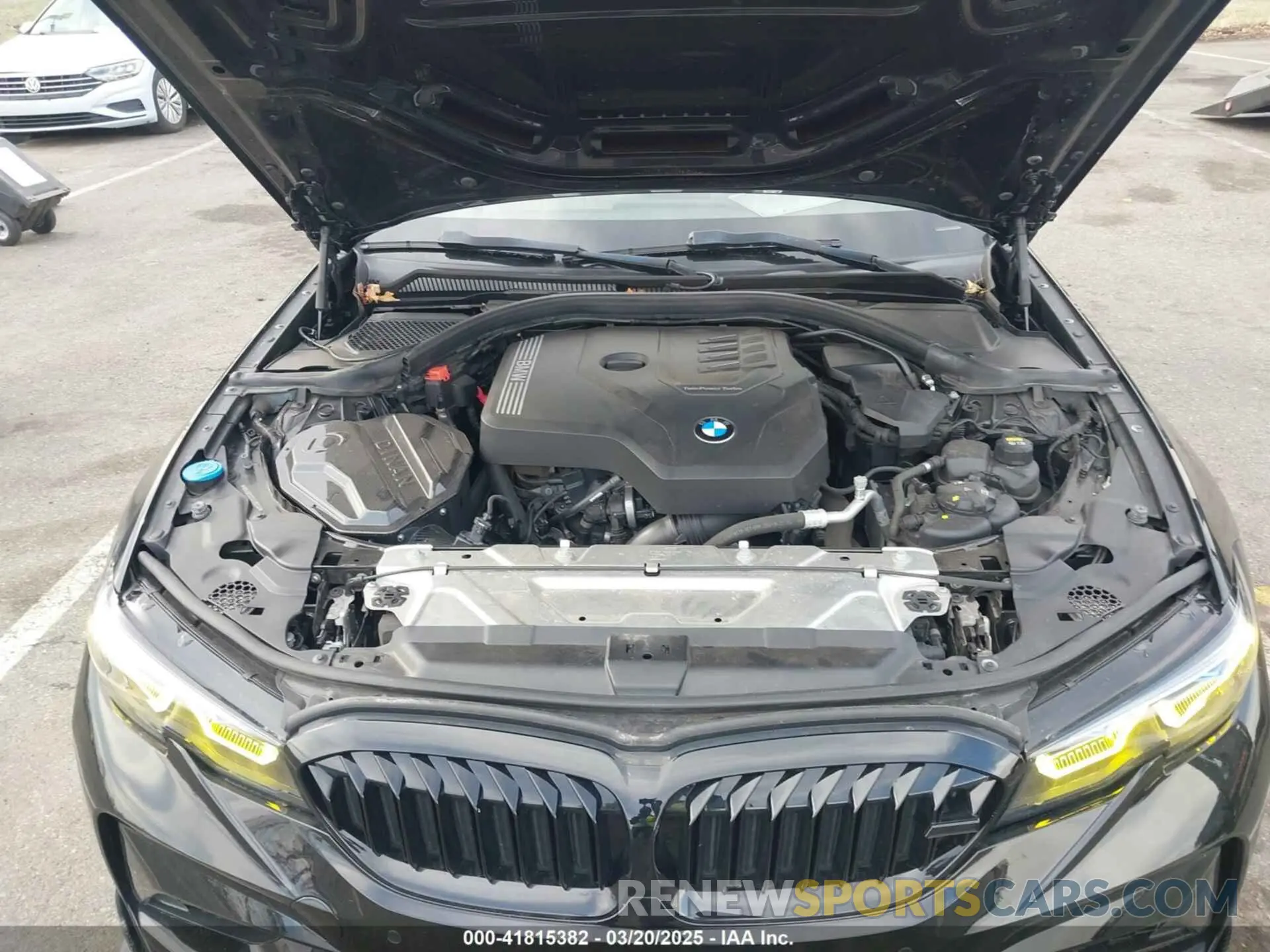 10 fotografías del automóvil dañado WBA5R1C01LFH36248 BMW 330I 2020