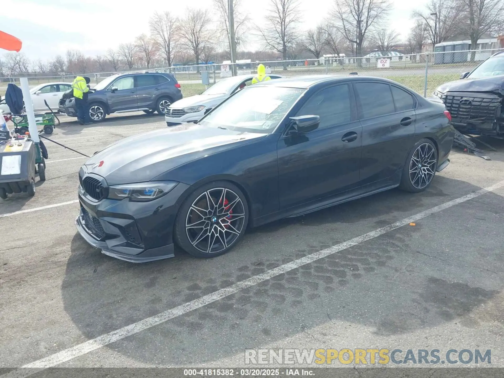 2 fotografías del automóvil dañado WBA5R1C01LFH36248 BMW 330I 2020