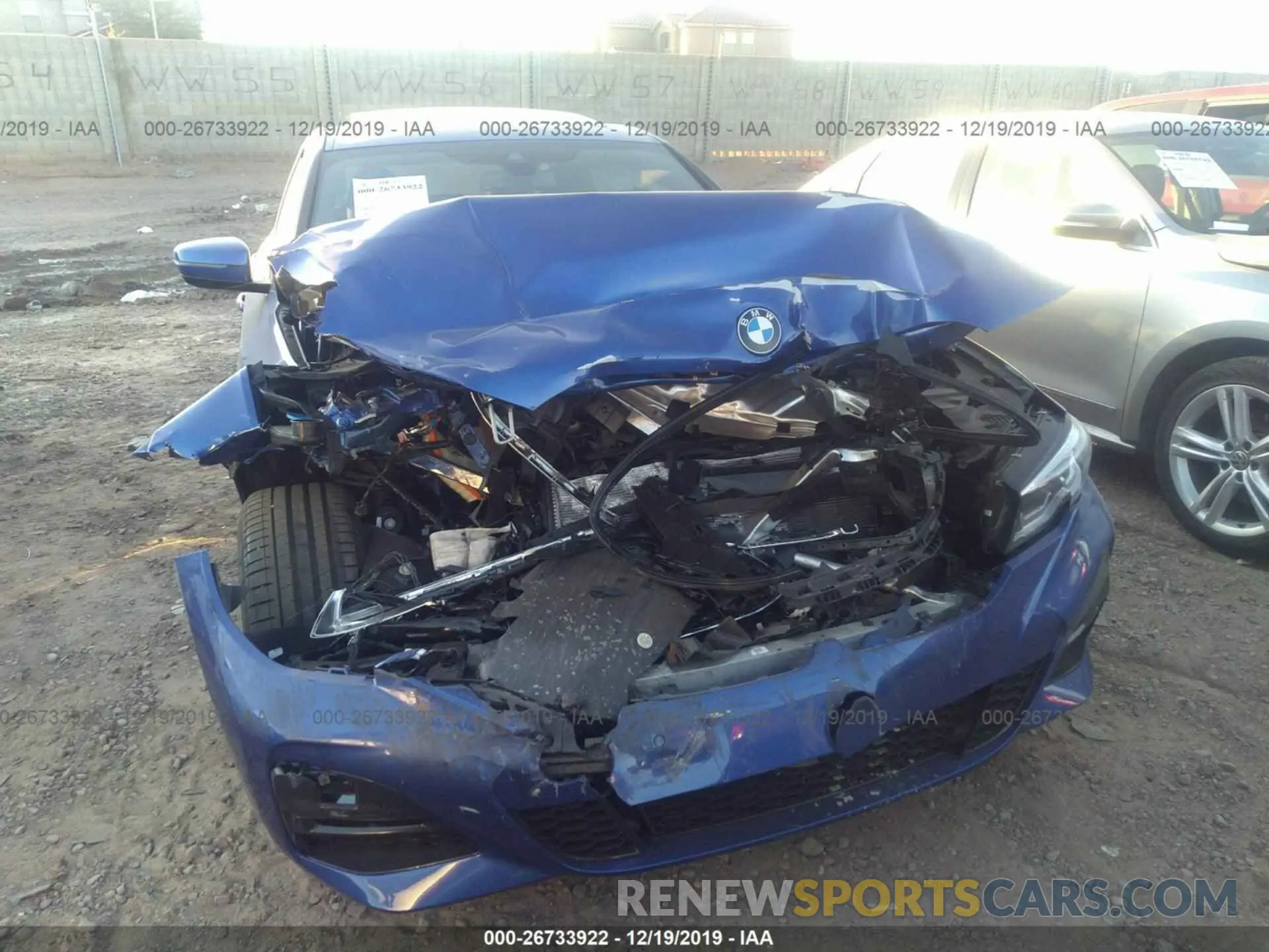 6 fotografías del automóvil dañado WBA5R1C01LFH45984 BMW 330I 2020