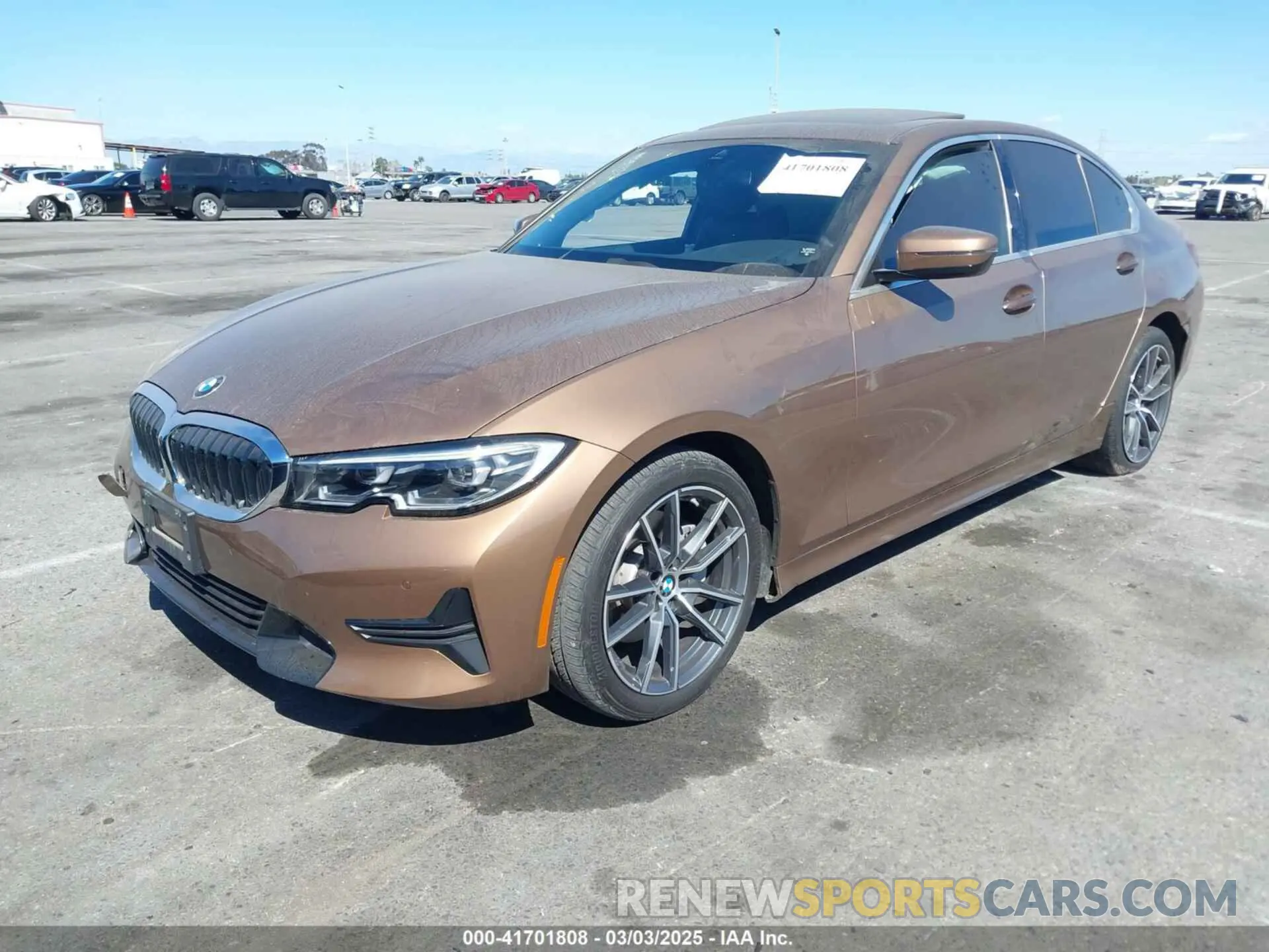 2 fotografías del automóvil dañado WBA5R1C06LFH52851 BMW 330I 2020