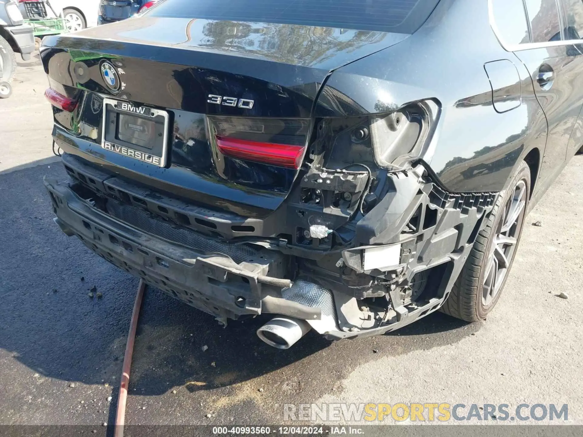 6 fotografías del automóvil dañado WBA5R1C07LFH47903 BMW 330I 2020