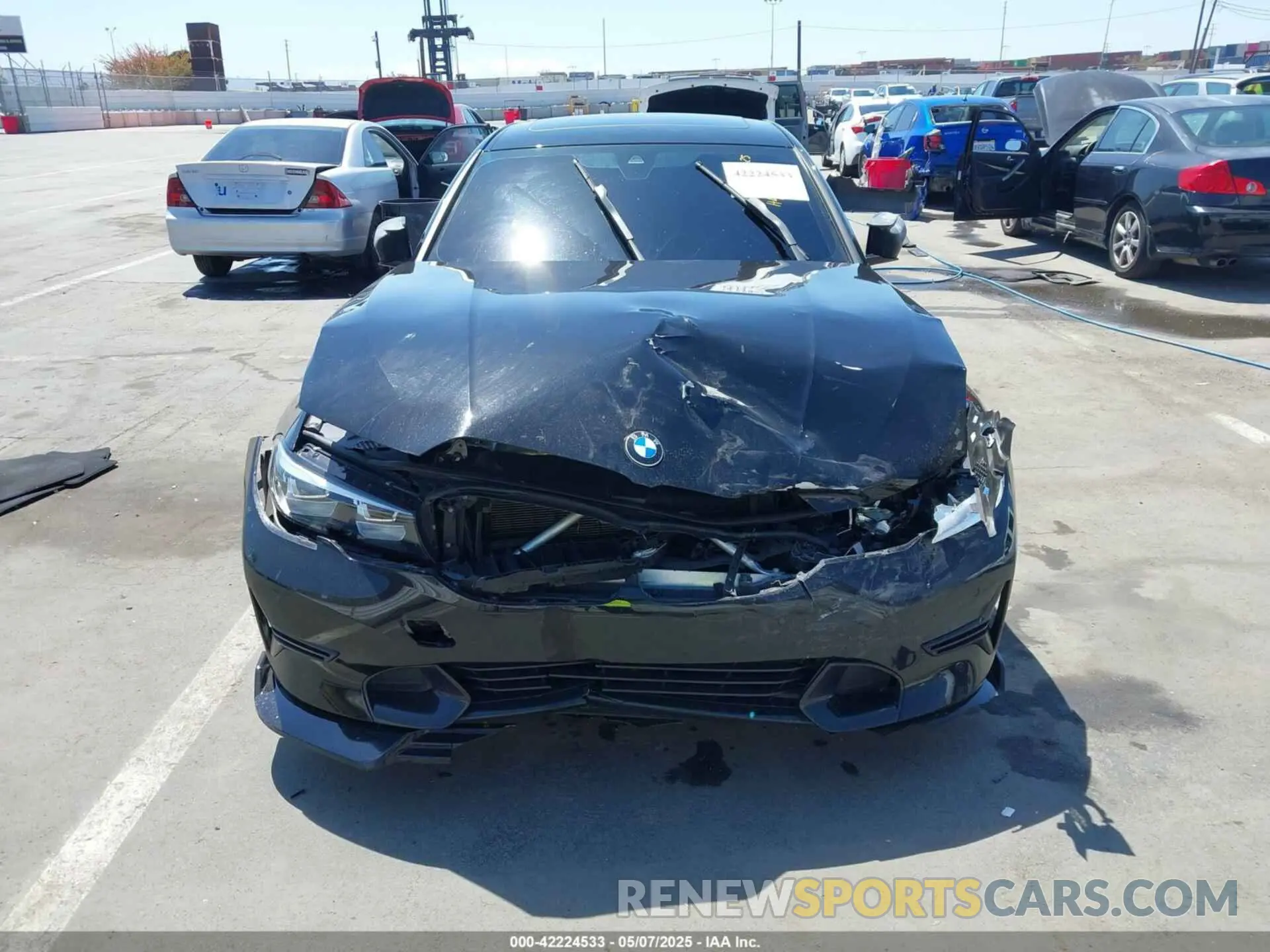 12 fotografías del automóvil dañado WBA5R1C09LFH43559 BMW 330I 2020