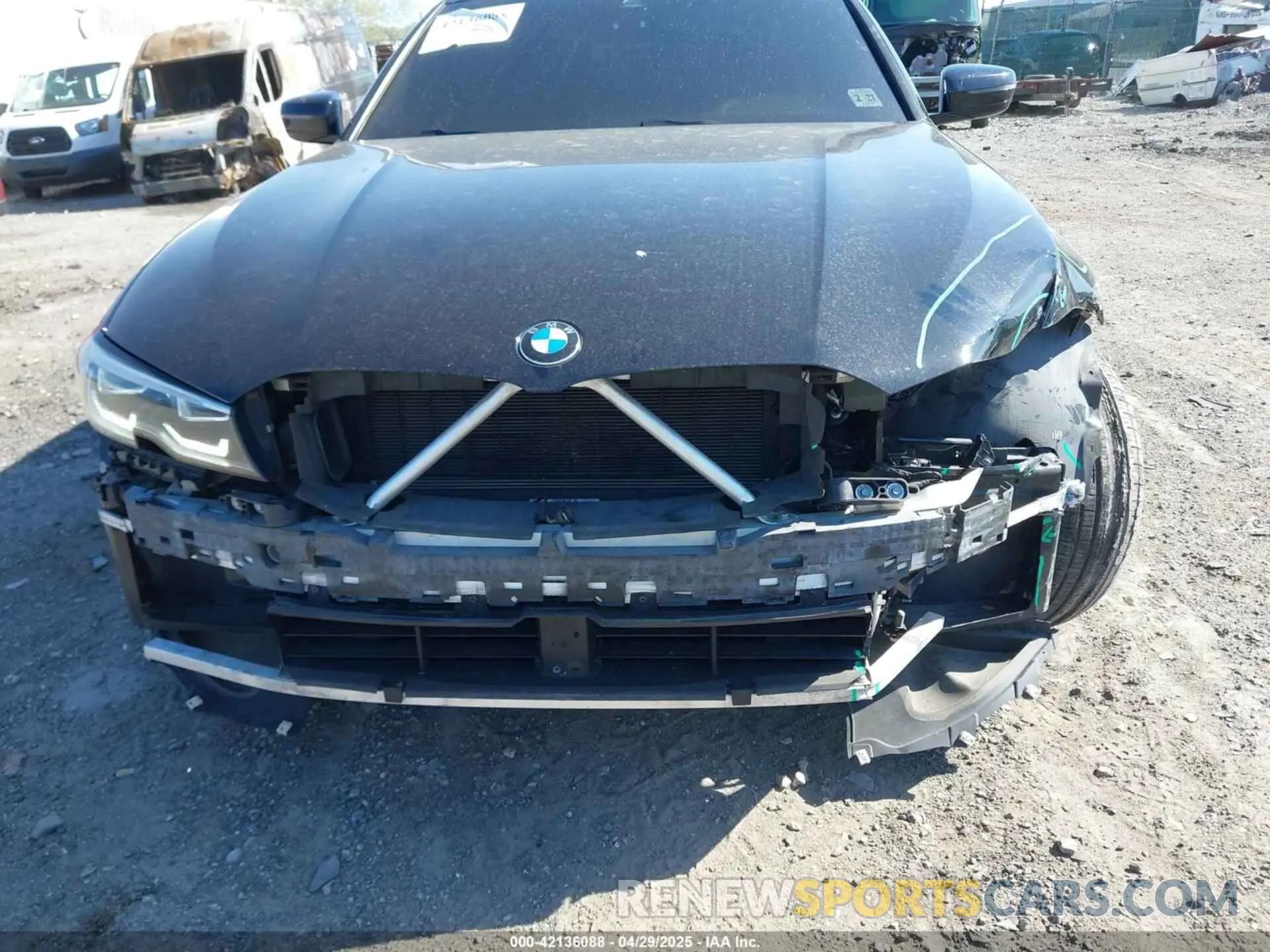 16 fotografías del automóvil dañado WBA5R7C01LFH48872 BMW 330I 2020